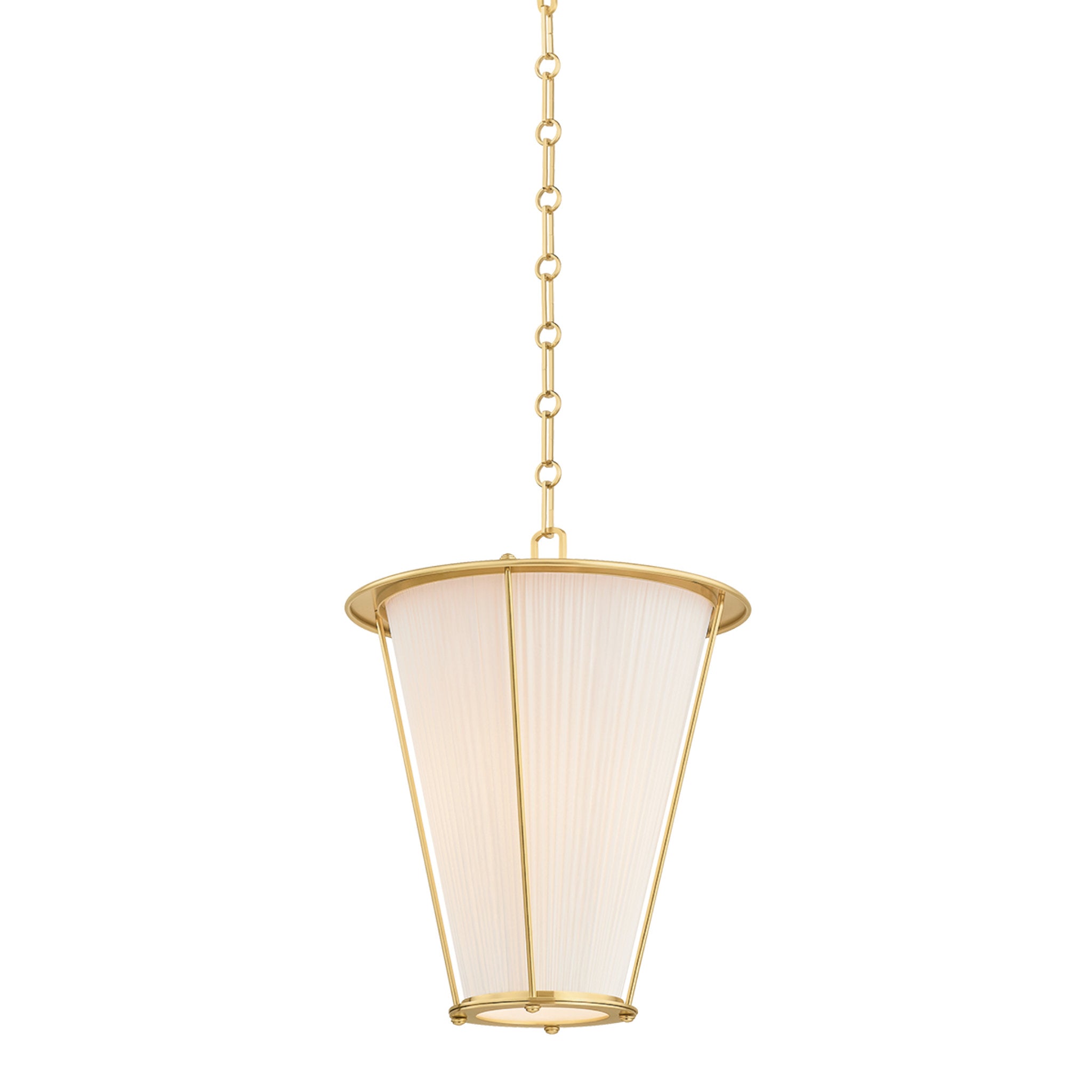 Ellsworth 1-Light Lantern in Aged Brass by Augusta Hoffman 15W x 18.75H