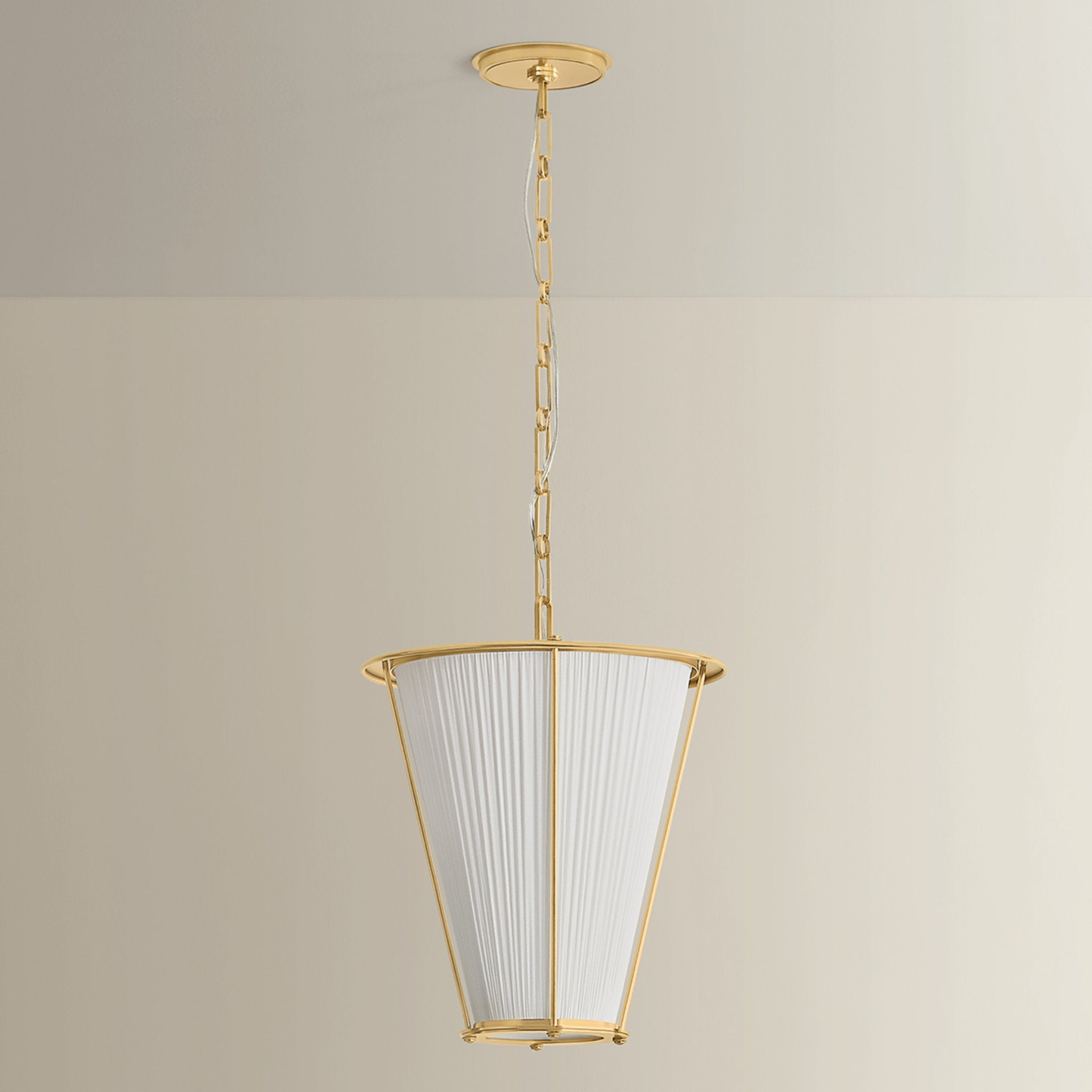 Ellsworth 1-Light Lantern in Aged Brass by Augusta Hoffman 15W x 18.75H