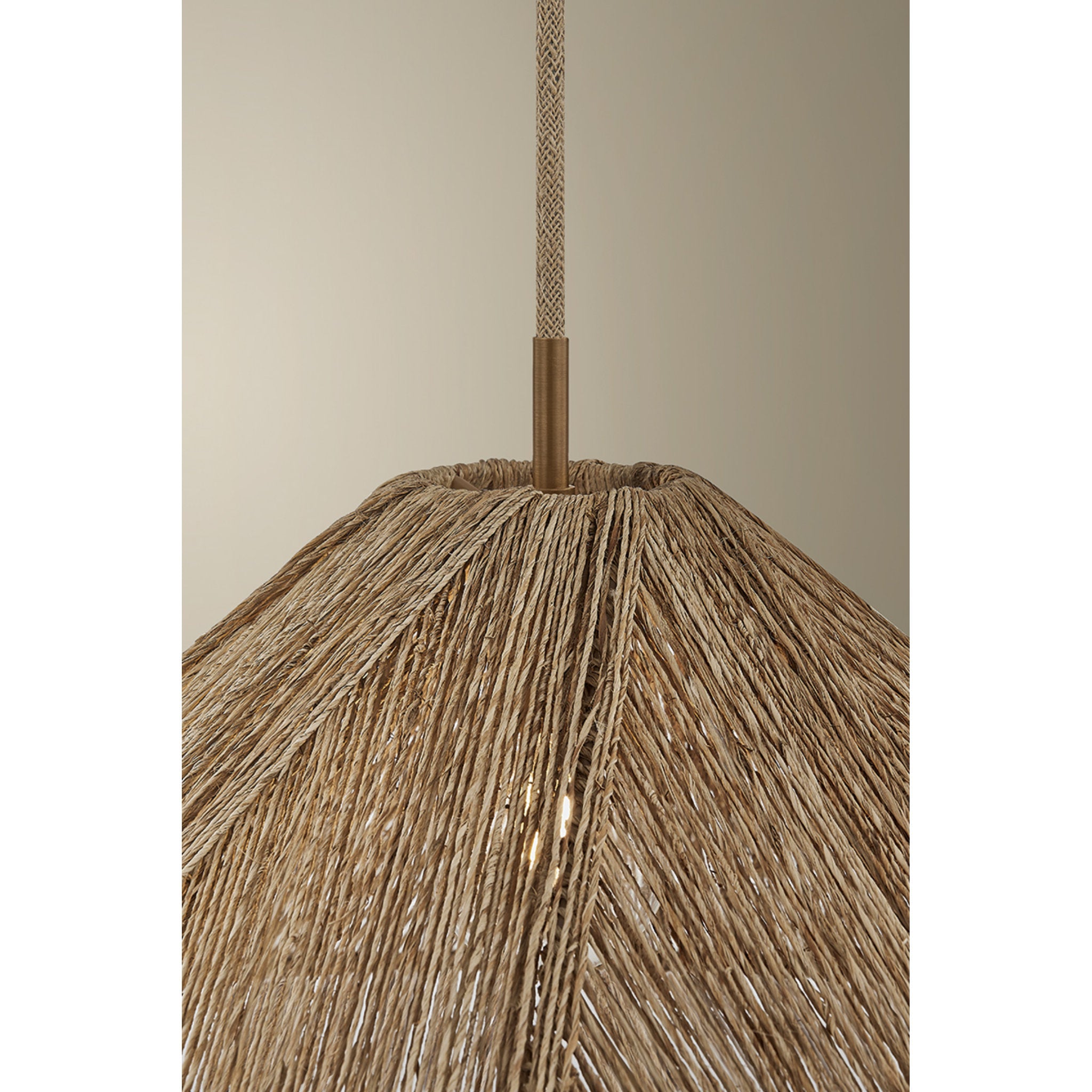 Ahrens 1-Light Pendant in Patina Brass 24W x 10.75H