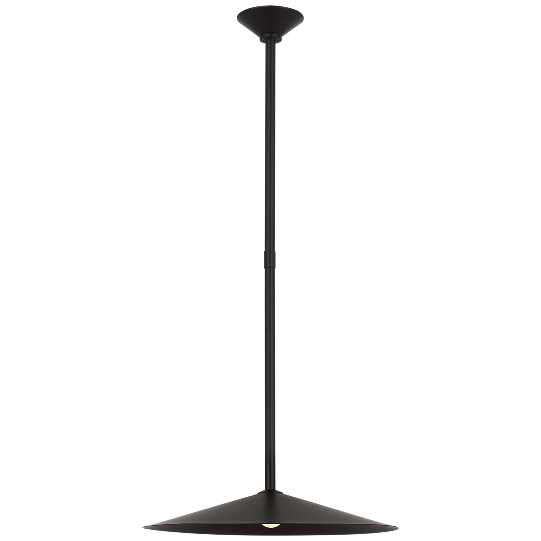 Amber Lewis Ponce 18" Pendant in Modern Iron with Modern Iron Shade Ceiling Light W18"