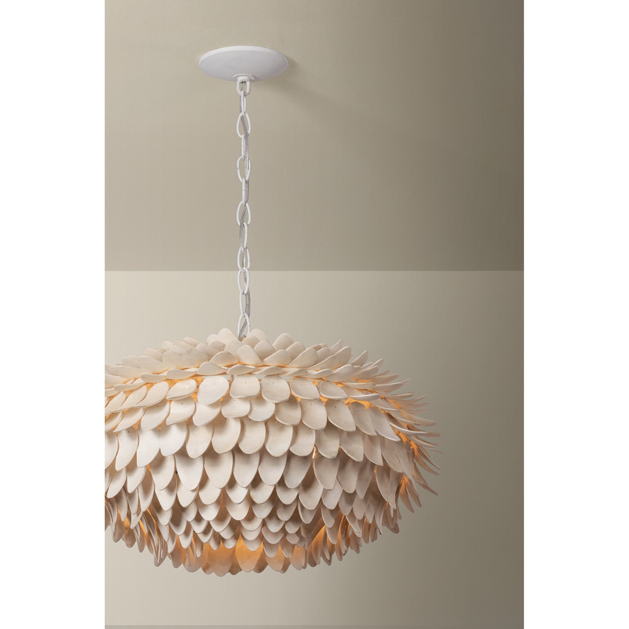Alsen 3-Light Pendant in White Plaster 25.75W x 14.75H