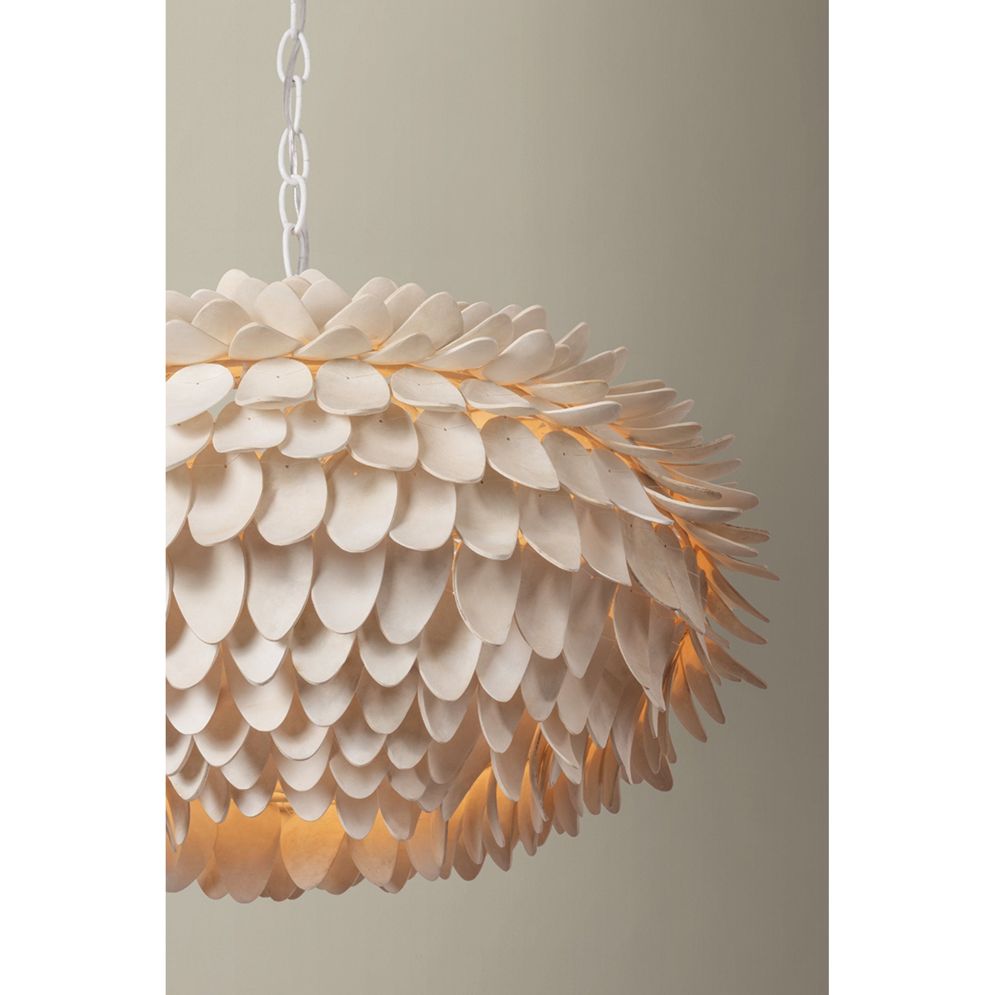 Alsen 3-Light Pendant in White Plaster 25.75W x 14.75H