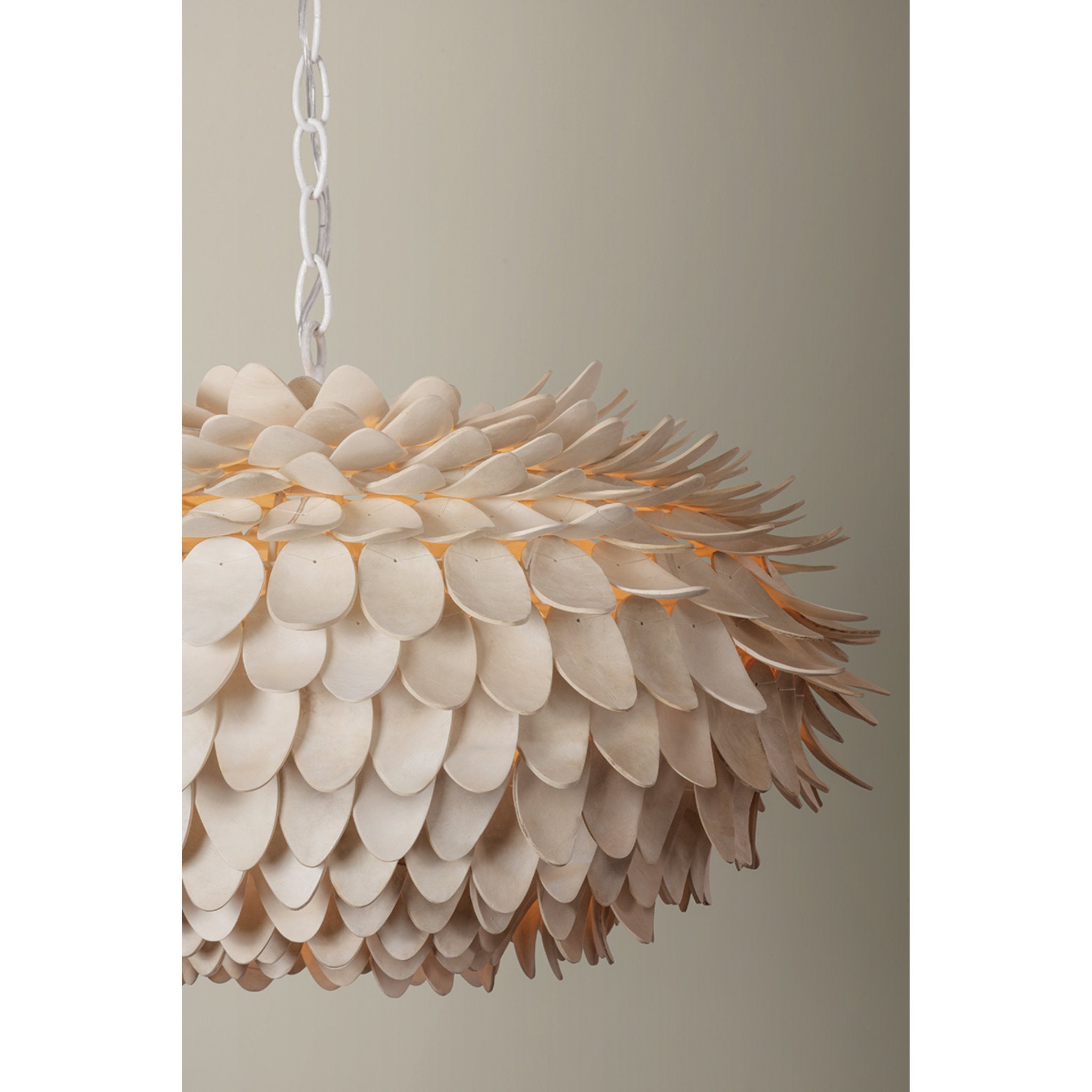 Alsen 3-Light Pendant in White Plaster 25.75W x 14.75H