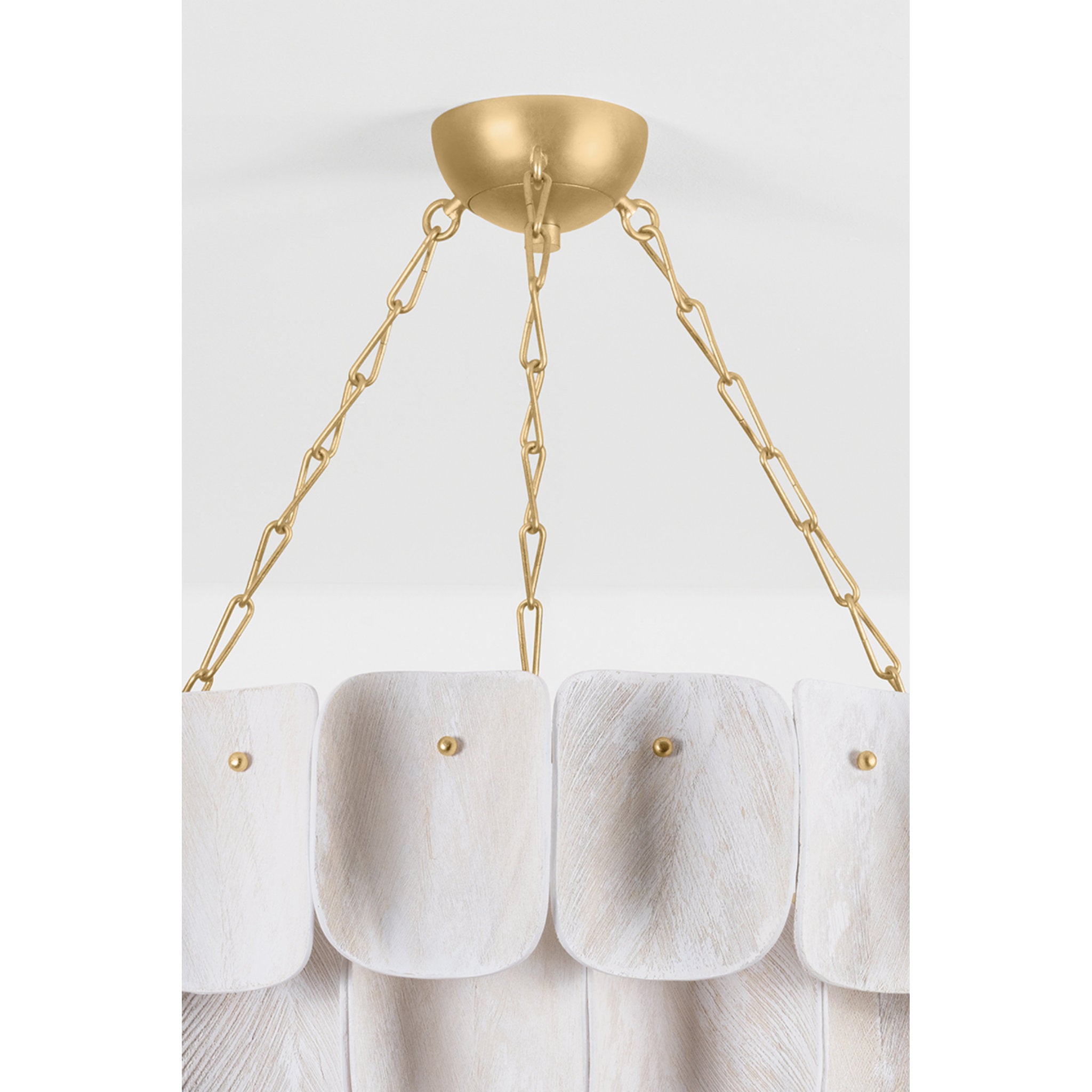 Amalfi 16-Light Chandelier in Vintage Gold Leaf 41W x 18.5H