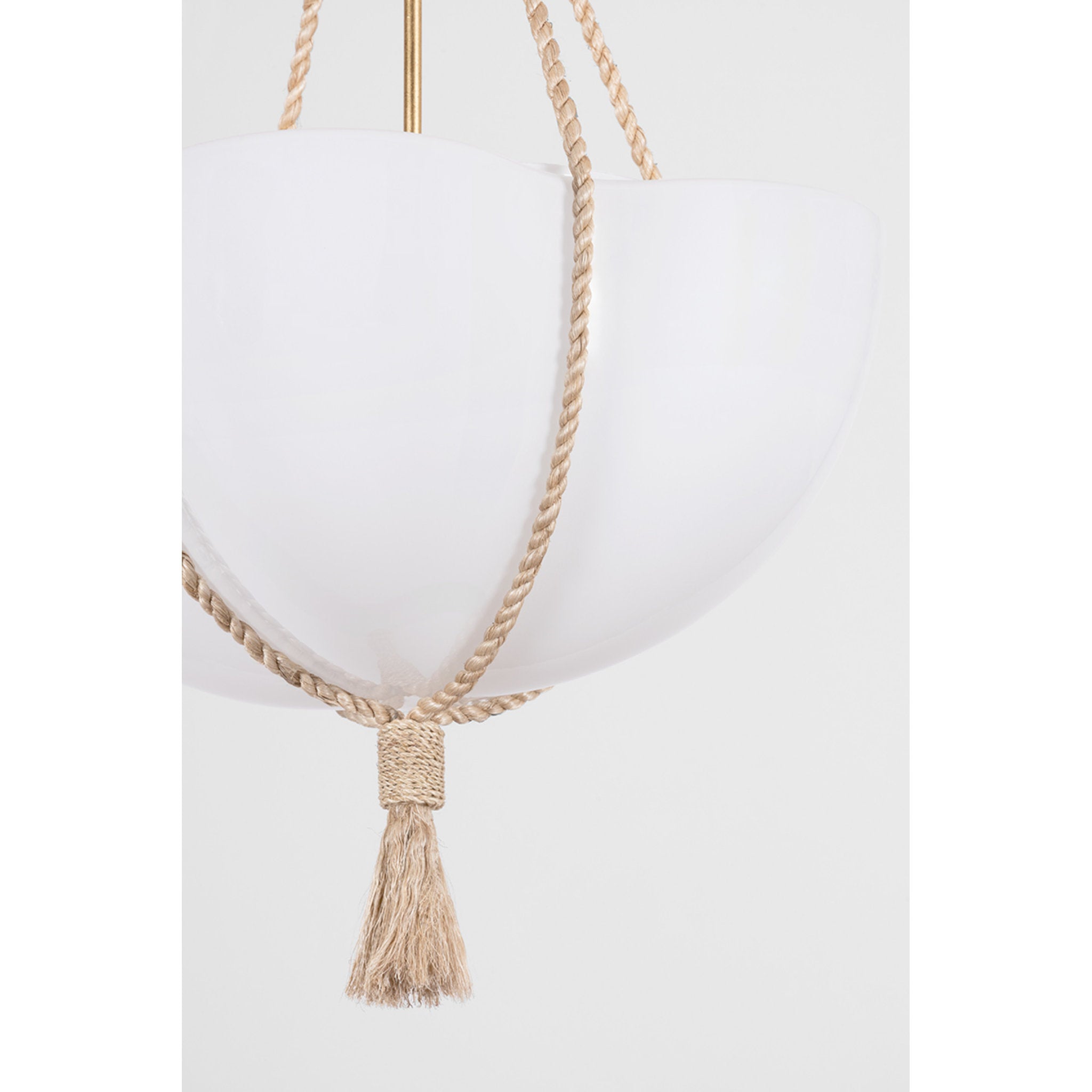 Amberley 1-Light Pendant in Vintage Gold Leaf 20W x 29.5H