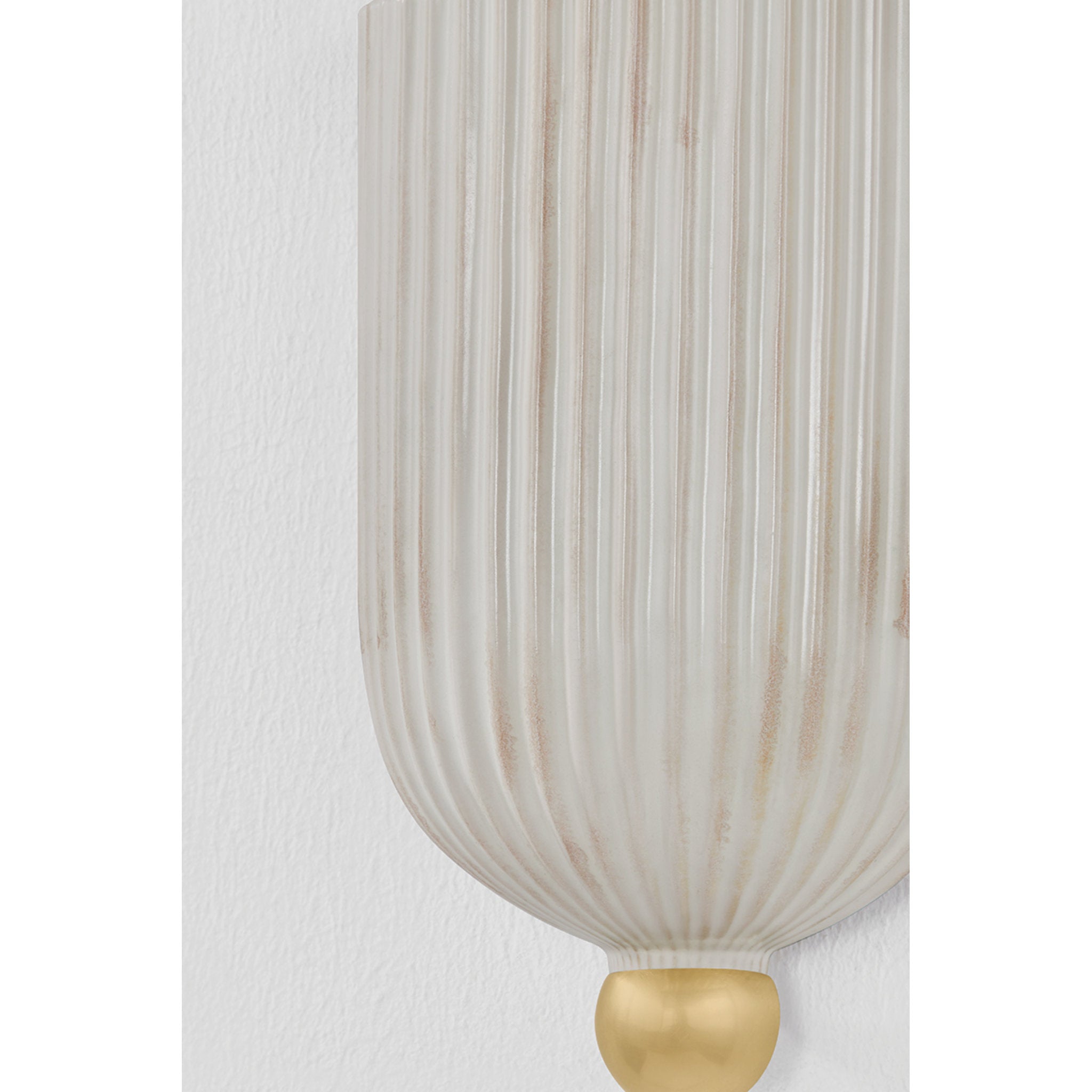 Amira 1-Light Wall Sconce in Aged Brass 6.25W x 10.25H