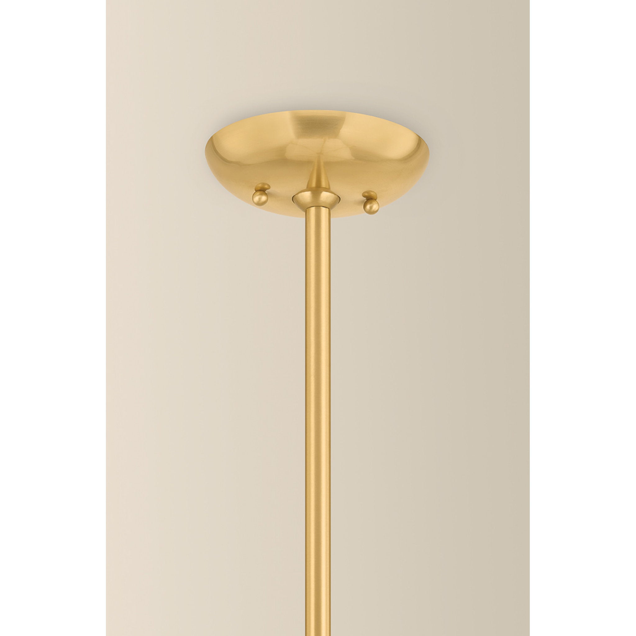 Anaise 6-Light Chandelier in Aged Brass 36W x 18.5H