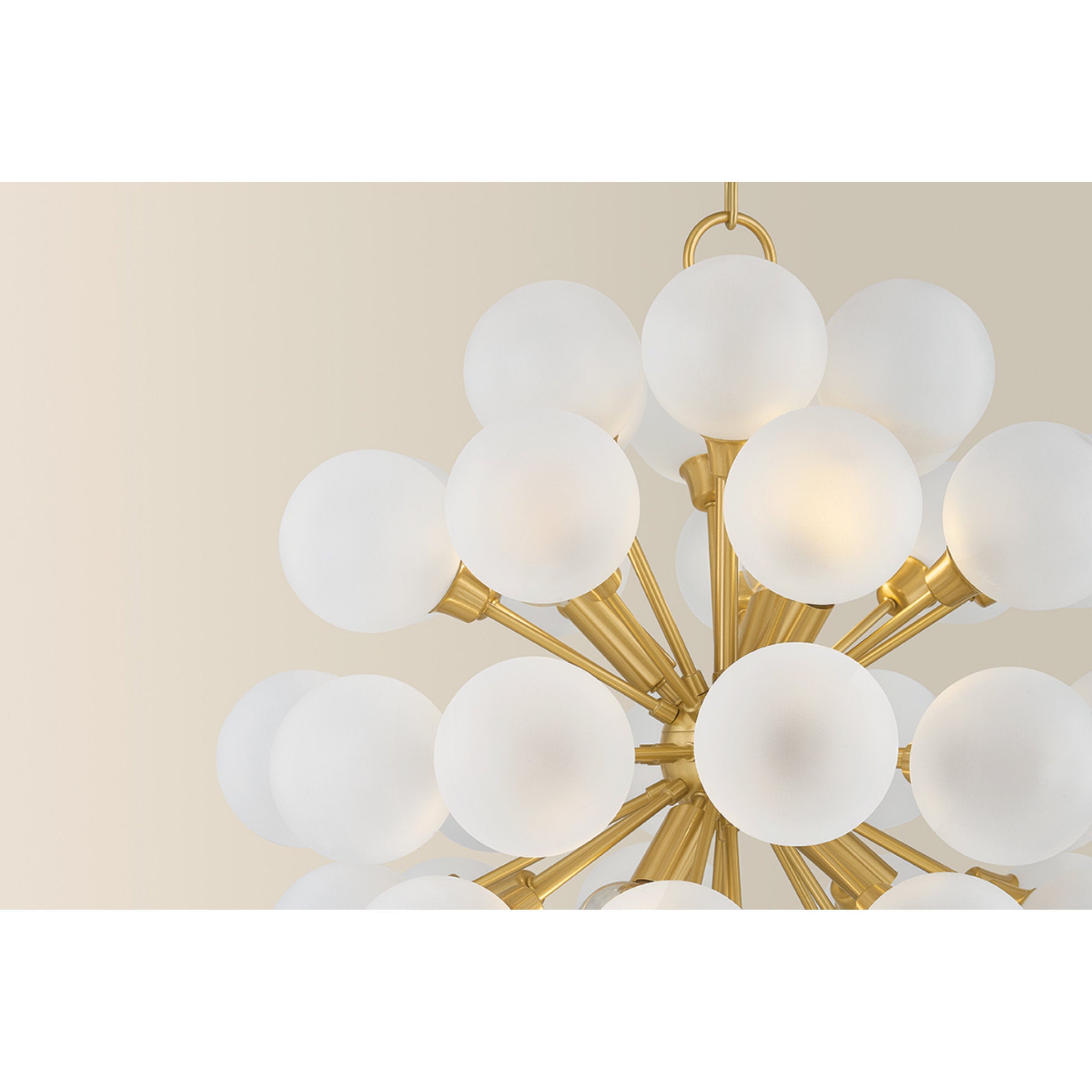 Antoneta 6-Light Chandelier in Aged Brass 20.5W x 21.25H
