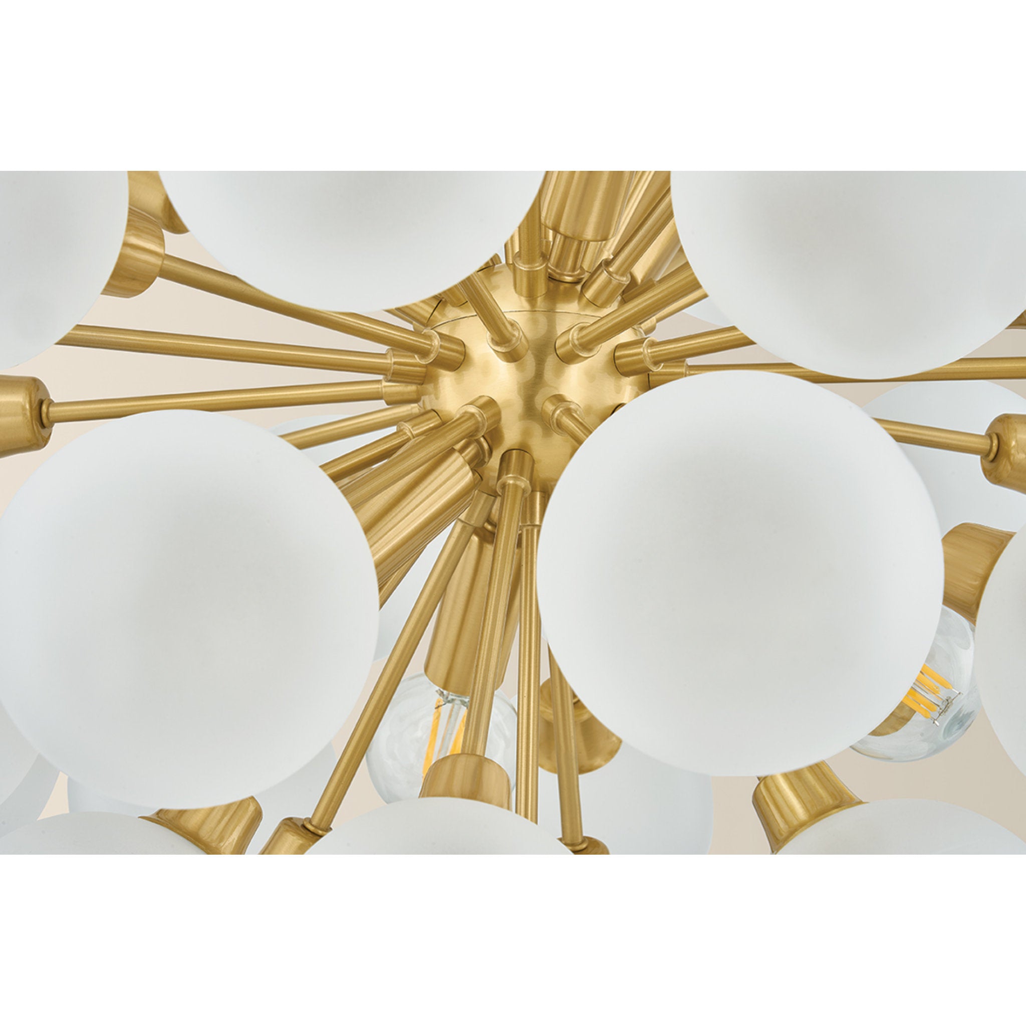 Antoneta 6-Light Chandelier in Aged Brass 20.5W x 21.25H