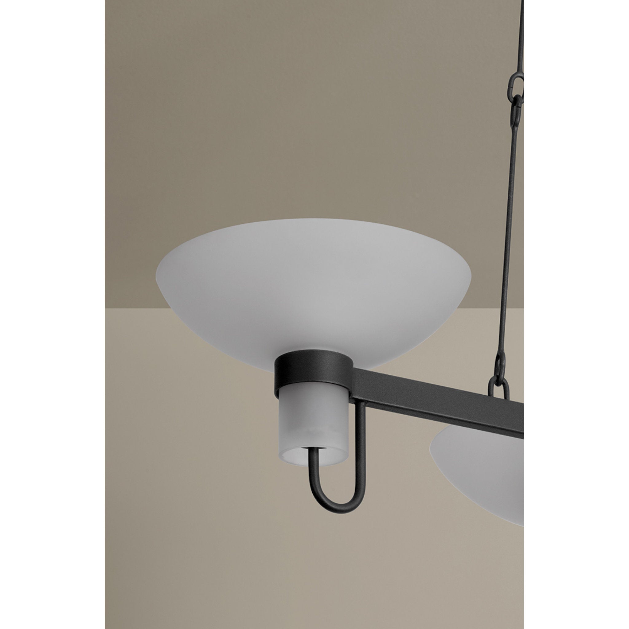 Arturo 3-Light Chandelier in Textured Bronze W/ Hl 30W x 8H