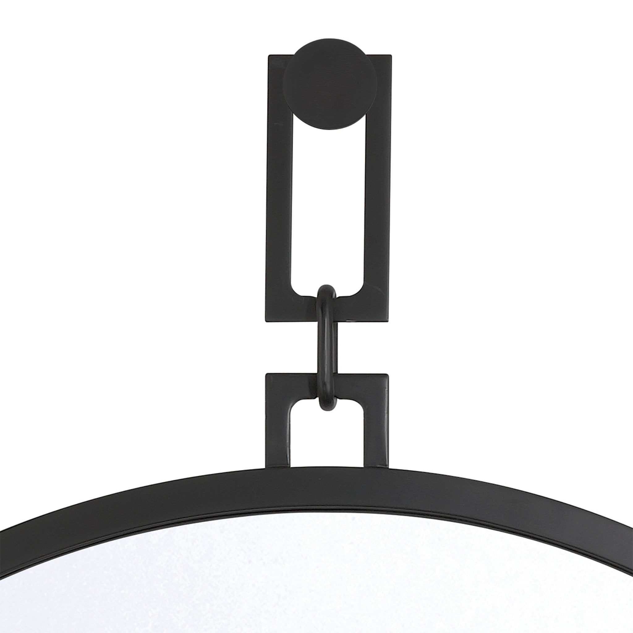 Brian Patrick Flynn Alston 40'' Matte Black Mirror Black 40"W x 50"H x 1.25"D