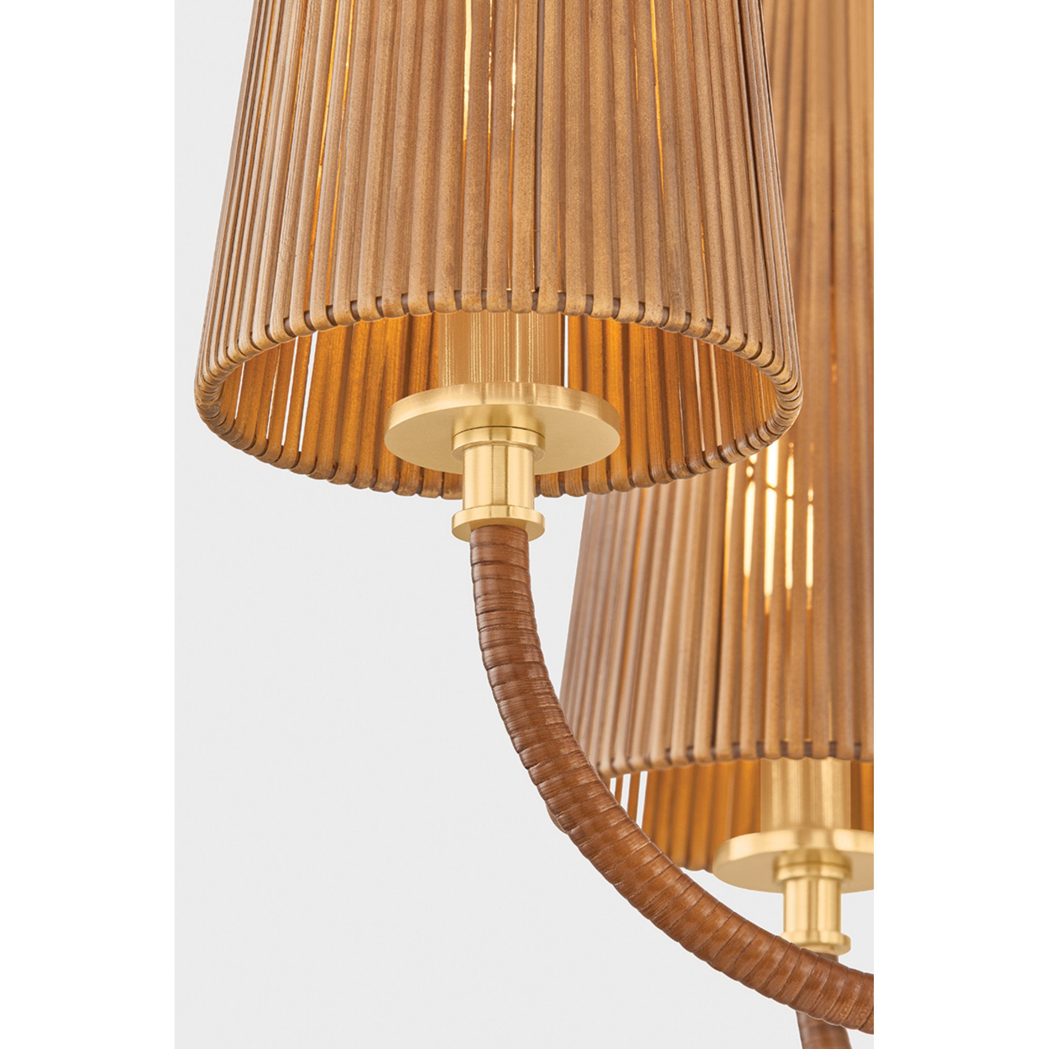 Atwood 6-Light Chandelier in Aged Brass 30W x 23H