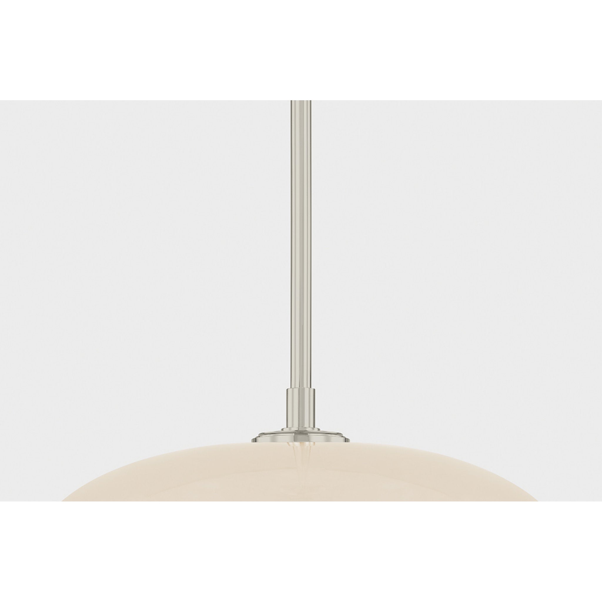 Auburndale 1-Light Pendant in Polished Nickel 18.25W x 11.25H