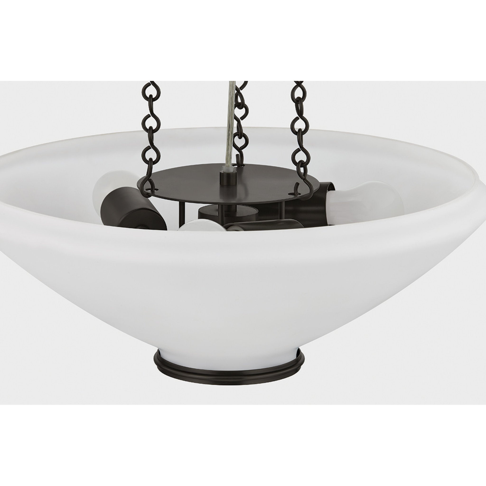 Awosting 3-Light Pendant in Distressed Bronze 17W x 6.25H