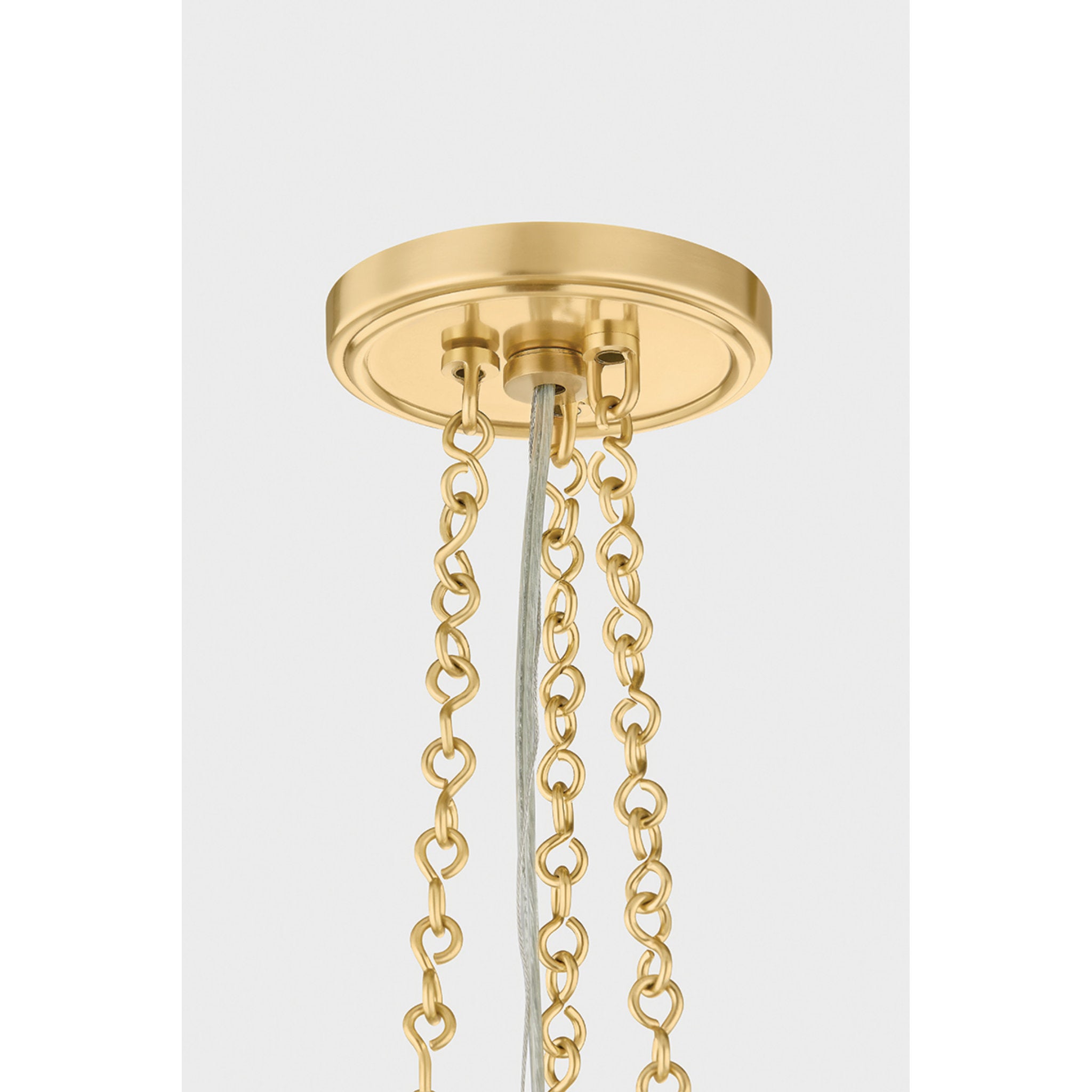 Awosting 3-Light Pendant in Aged Brass 22W x 8.25H