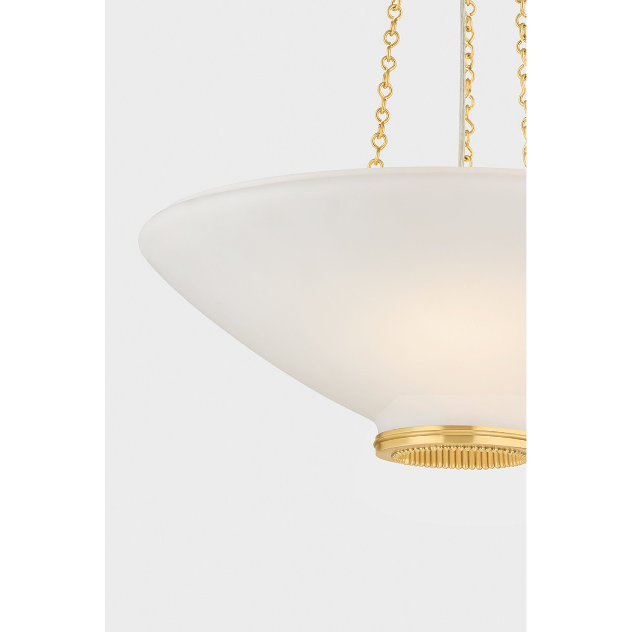 Awosting 3-Light Pendant in Aged Brass 22W x 8.25H