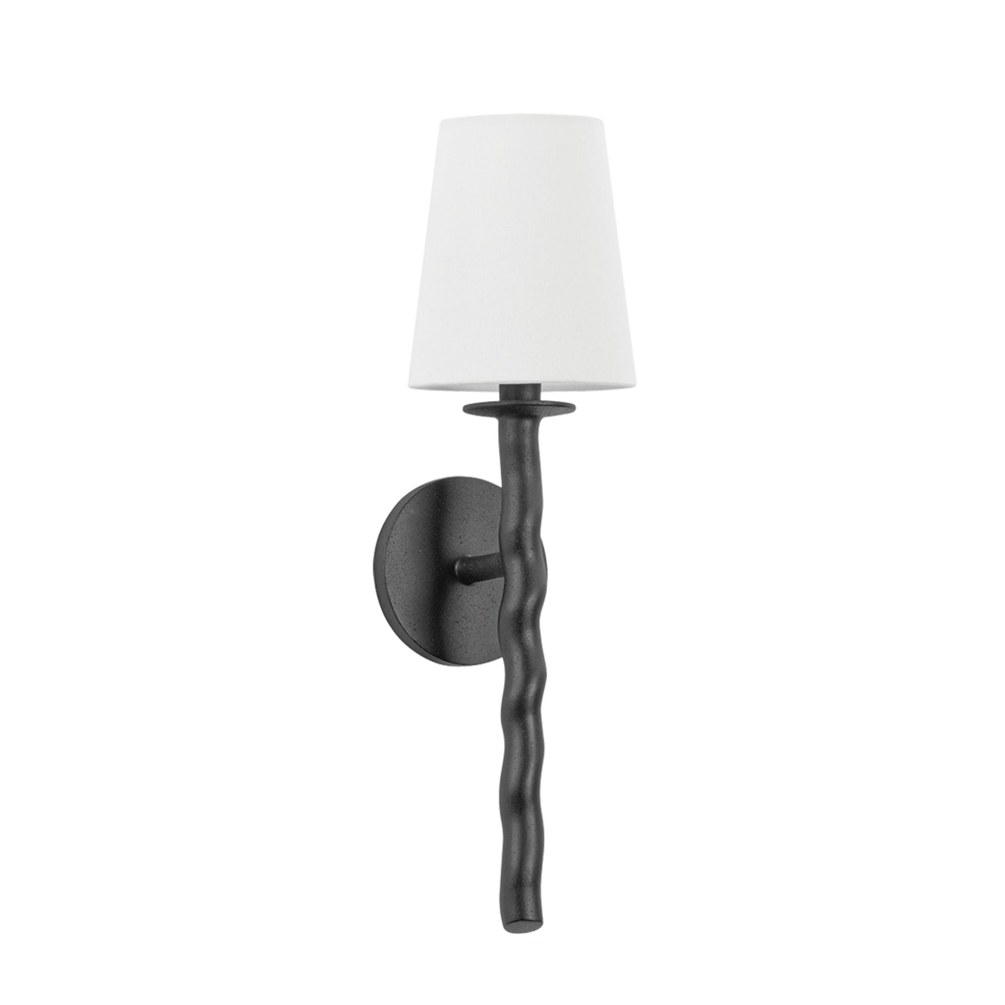 Alvaro 1-Light Wall Sconce in Texture Black 5.5W x 19.25H