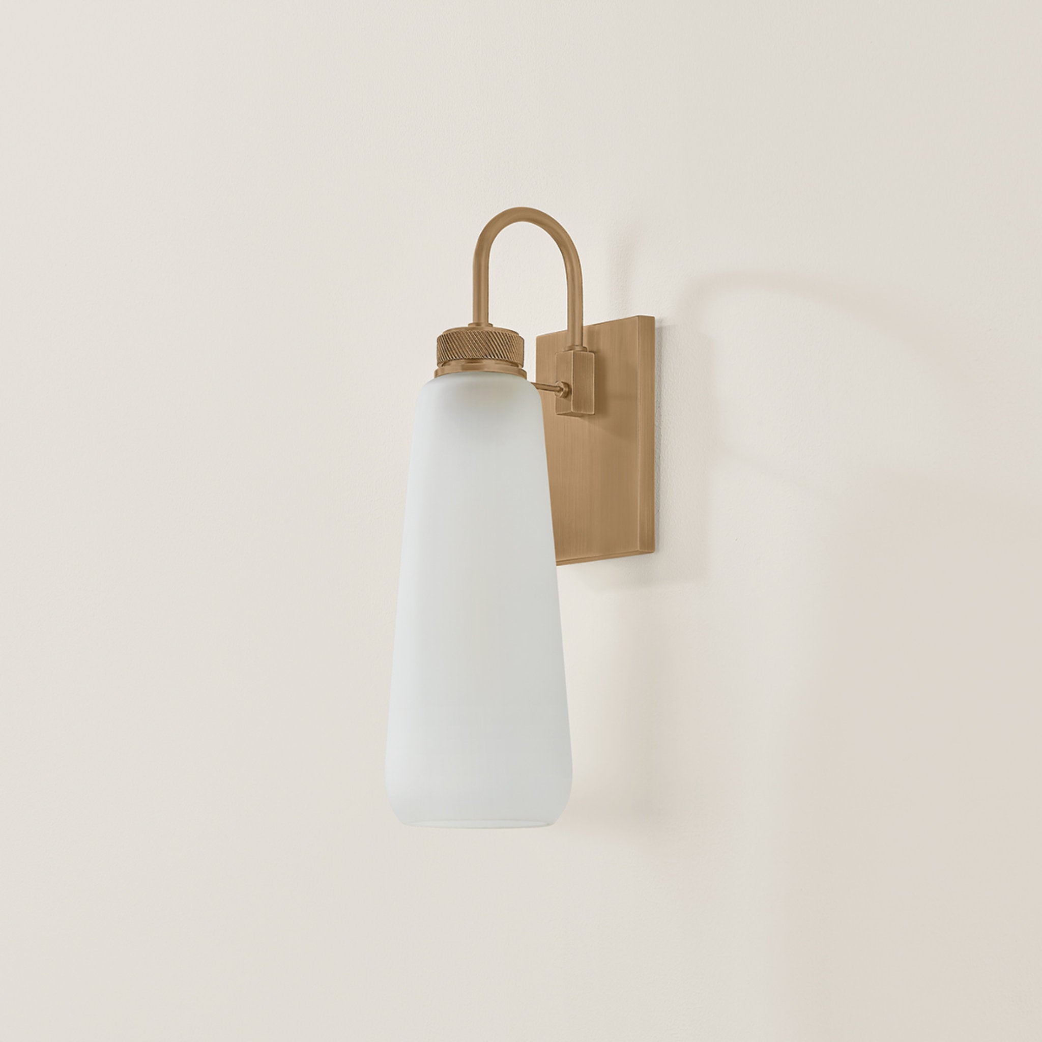 Gulliver 1-Light Wall Sconce in Patina Brass 4.75W x 15.5H