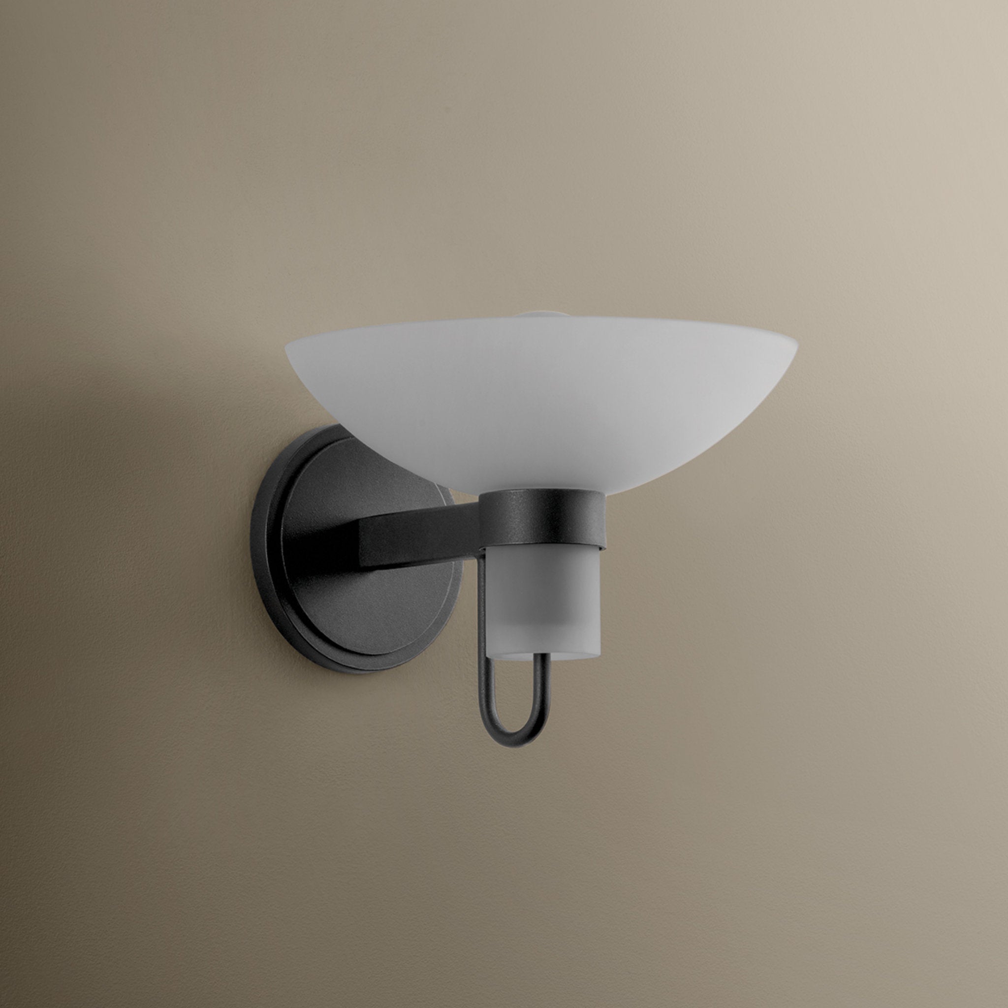 Arturo 1-Light Wall Sconce in Textured Bronze W/ Hl 9.5W x 8H