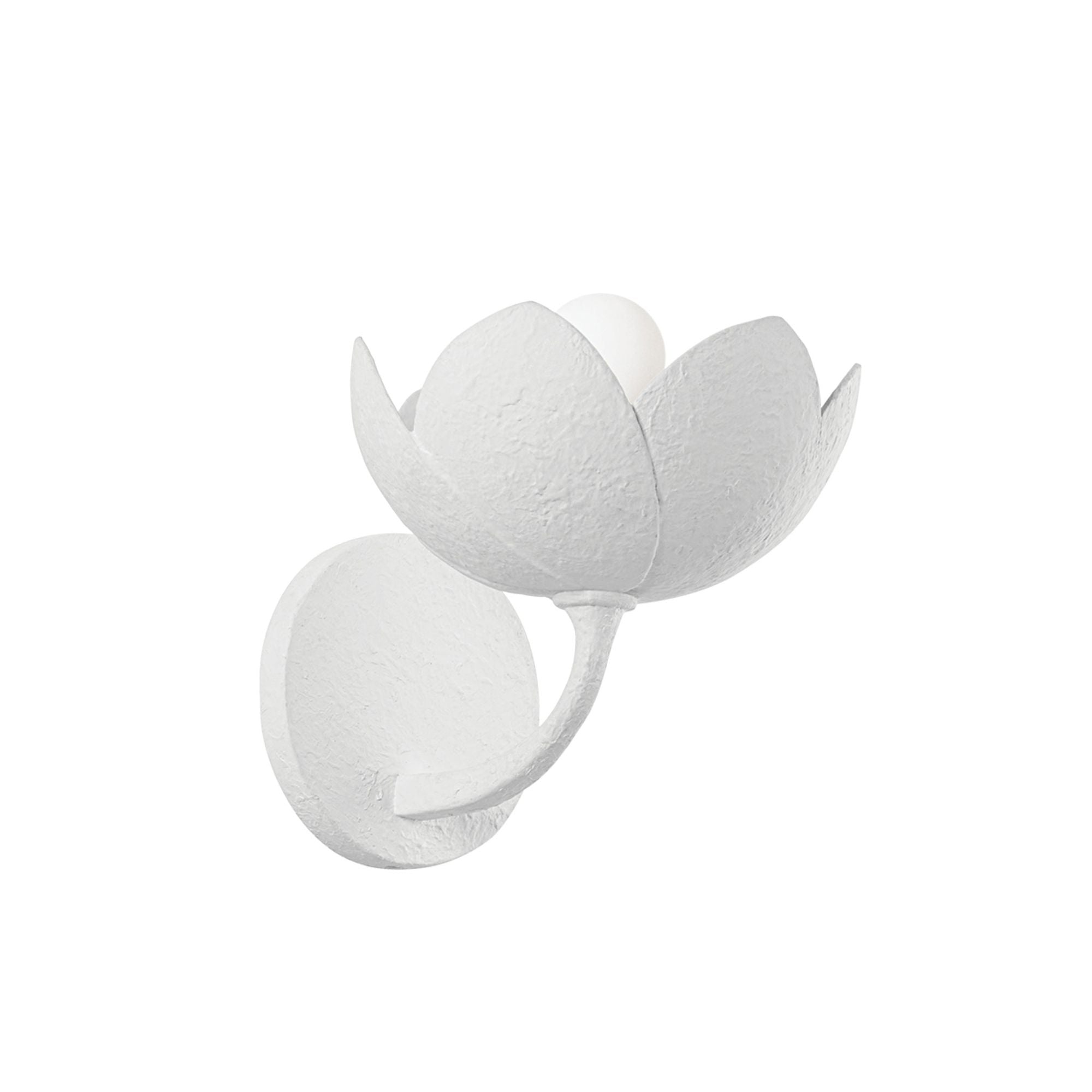 Arcata Wall Sconce 1-Light LED in  Gesso White 8W x 8.25H