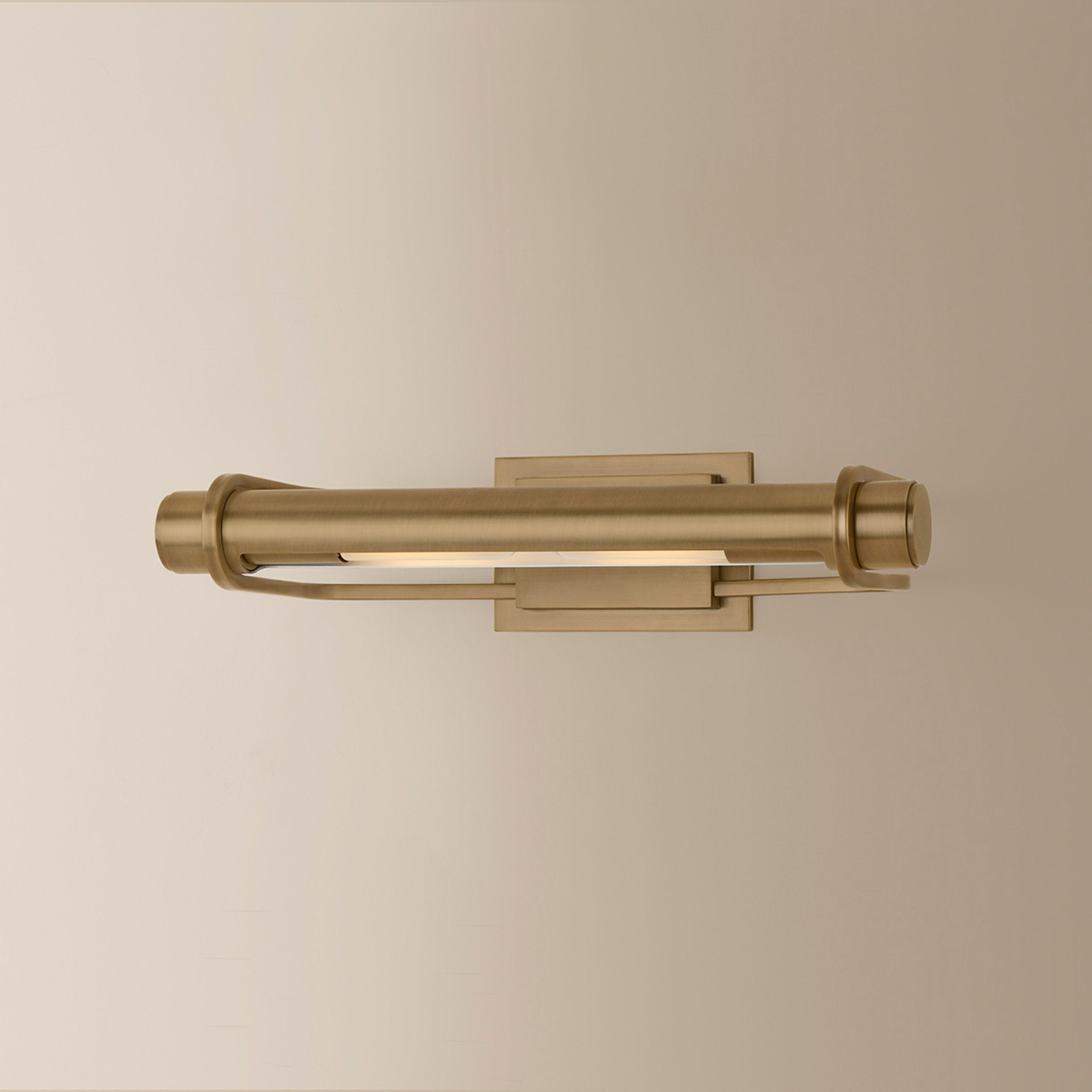 Caspian 2-Light Picture Light in Patina Brass 7.75L x 18.25W x 4.25H