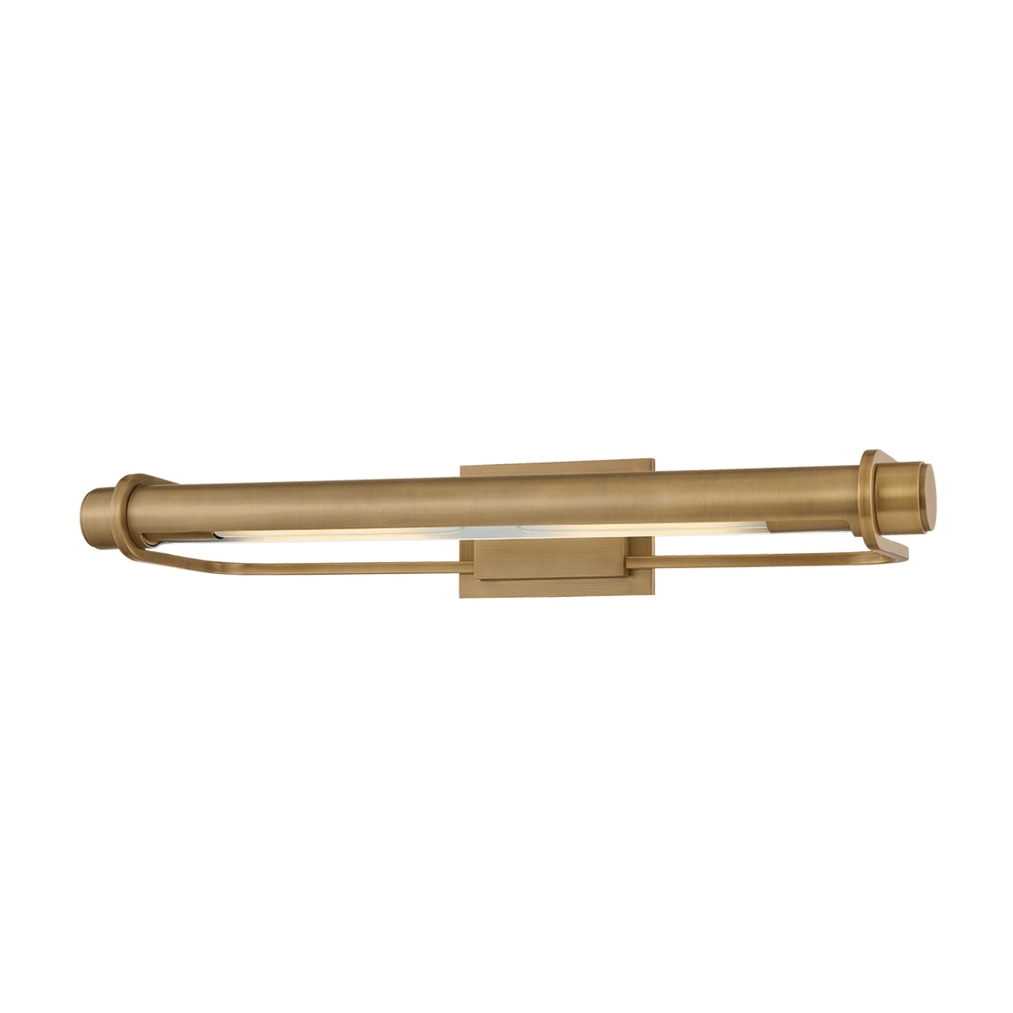 Caspian 2-Light Picture Light in Patina Brass 7.75L x 26W x 4.25H