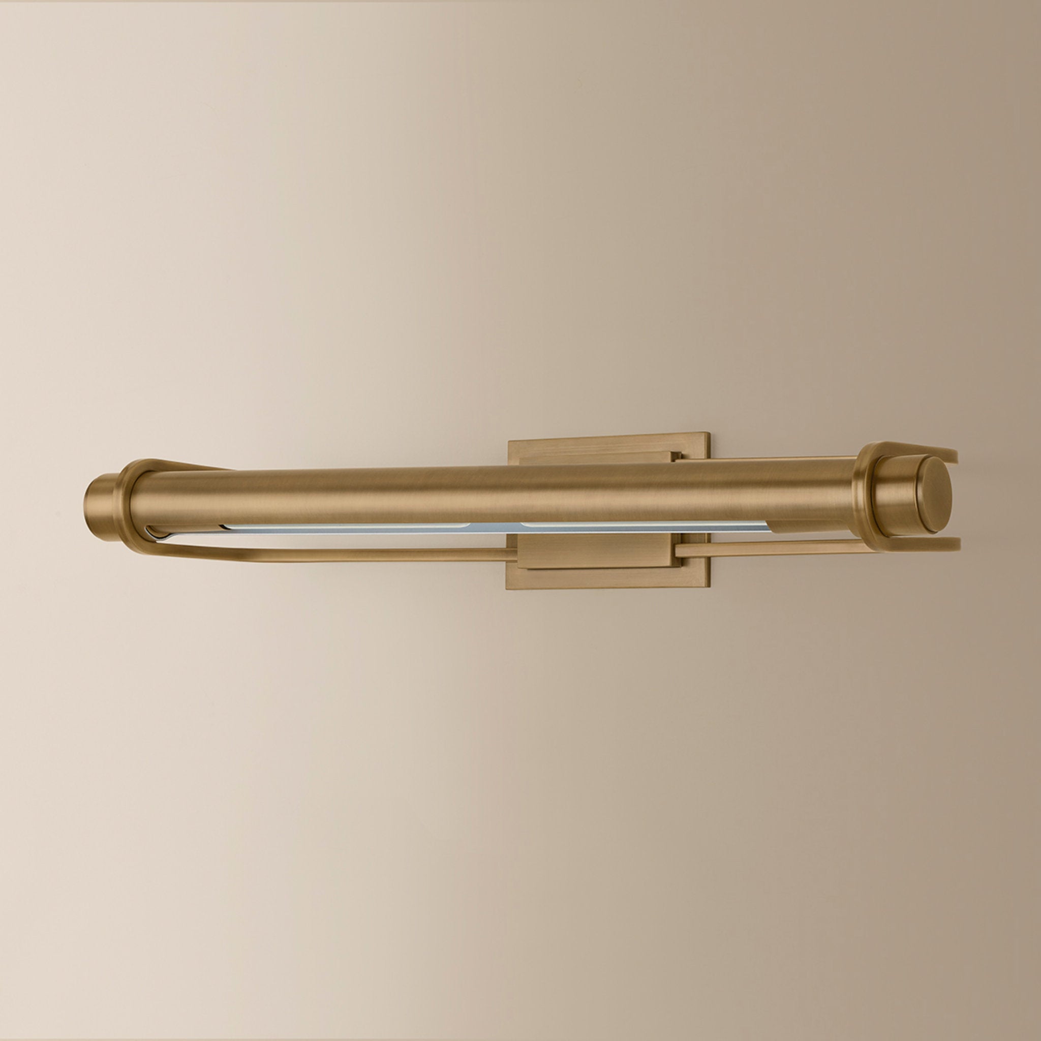 Caspian 2-Light Picture Light in Patina Brass 7.75L x 26W x 4.25H