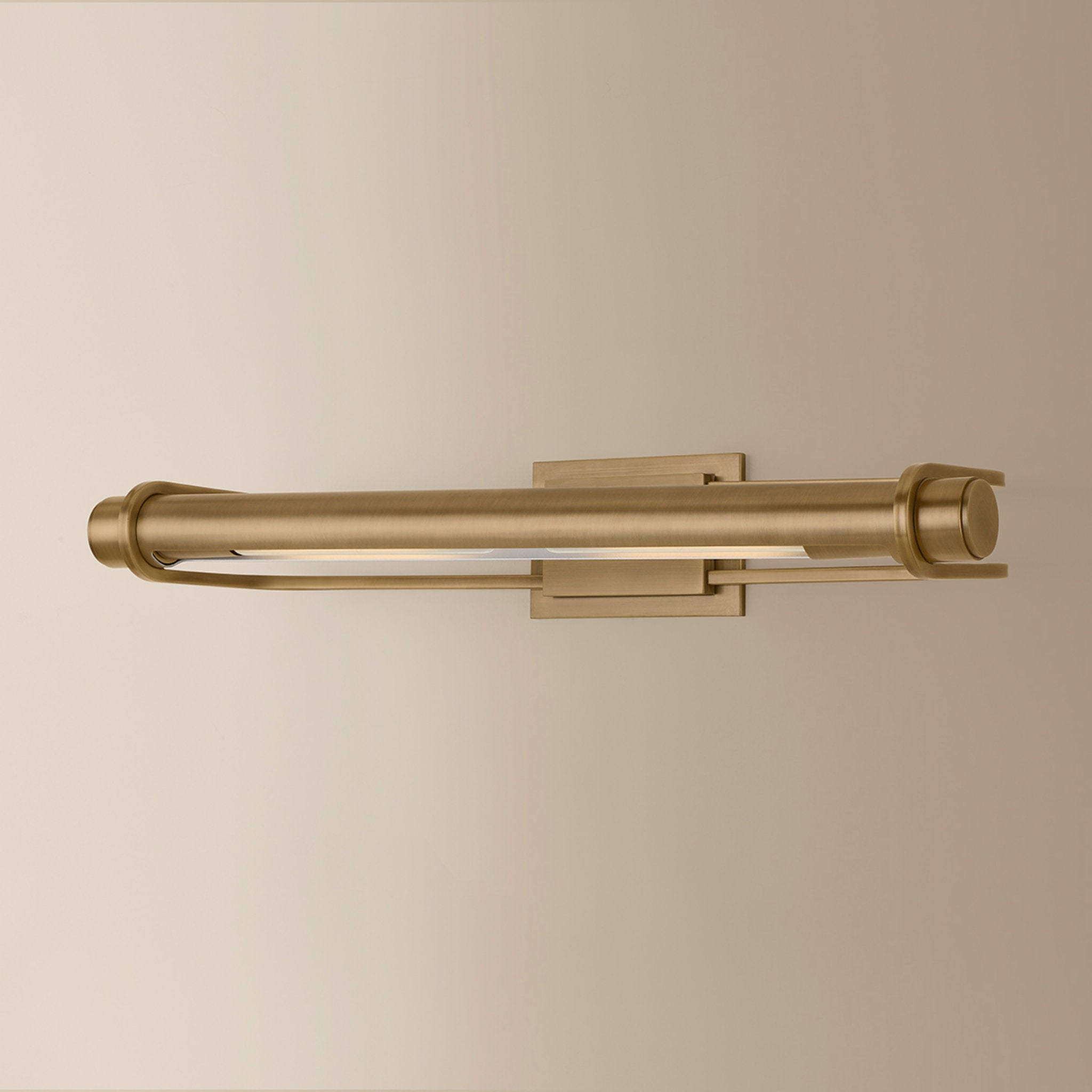 Caspian 2-Light Picture Light in Patina Brass 7.75L x 26W x 4.25H