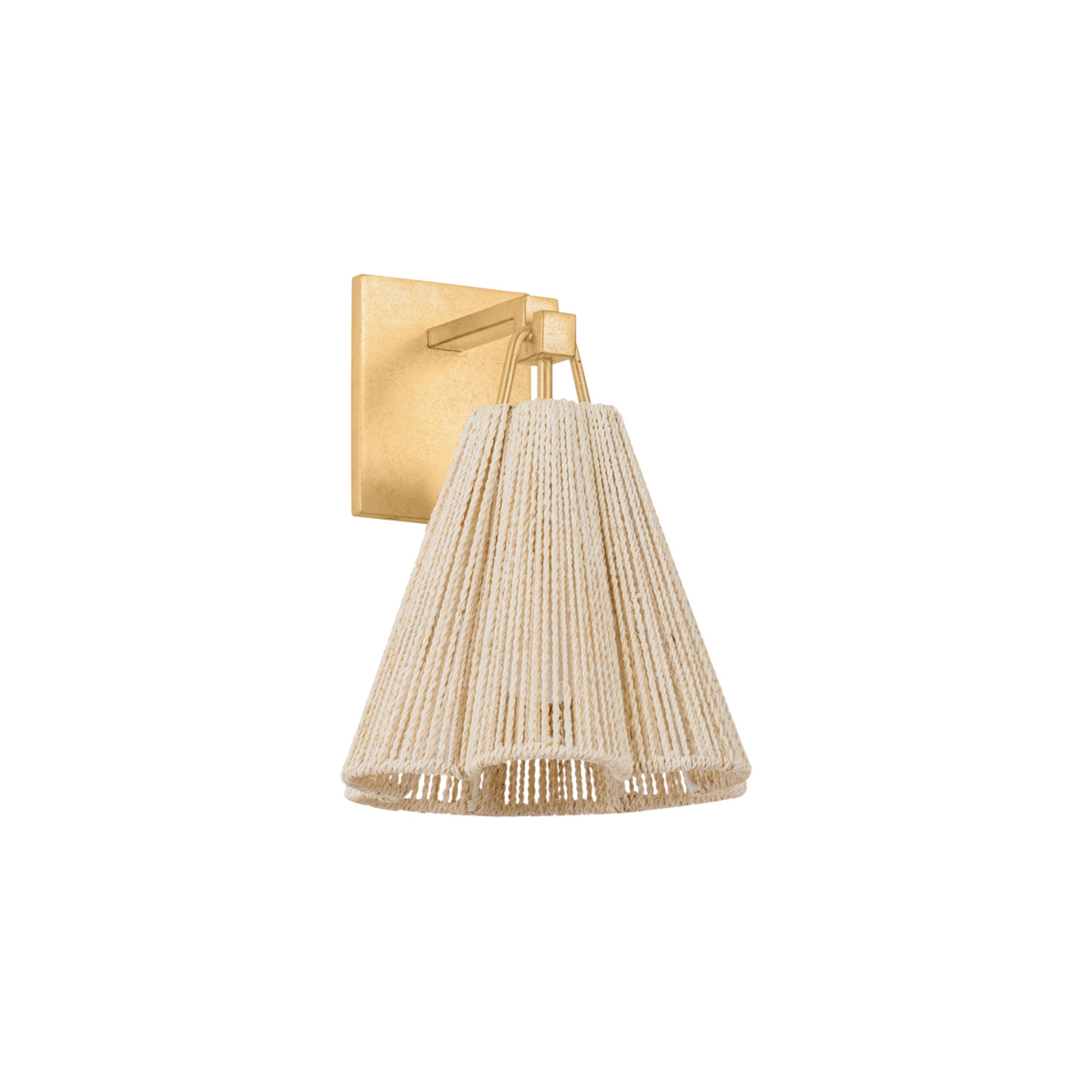 Sonoma Wall Sconce 1-Light LED in  Vintage Gold Leaf 10L x 10W x 13H