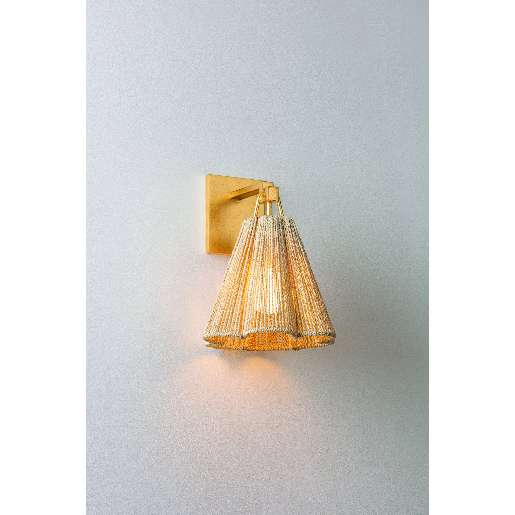 Sonoma Wall Sconce 1-Light LED in  Vintage Gold Leaf 10L x 10W x 13H