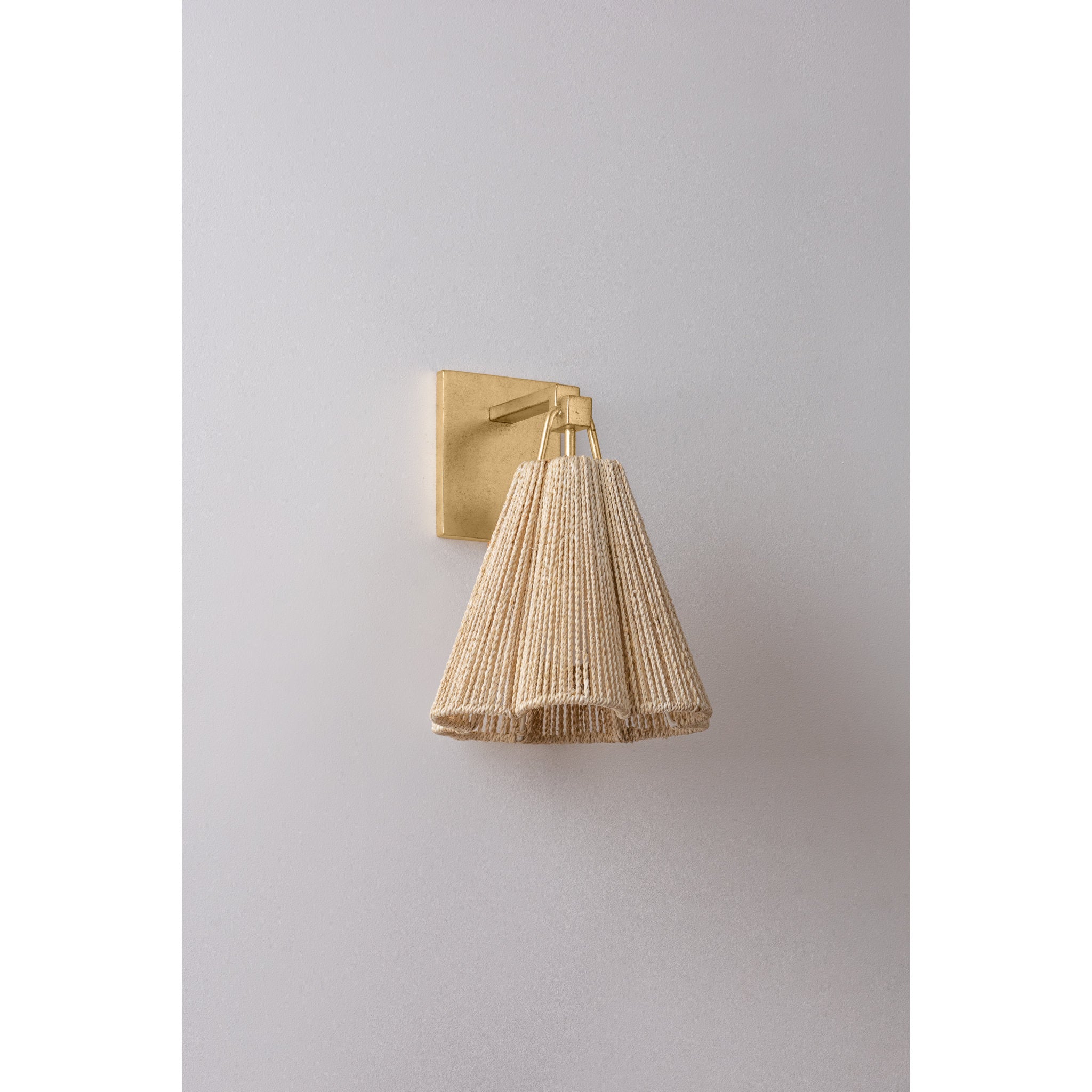 Sonoma Wall Sconce 1-Light LED in  Vintage Gold Leaf 10L x 10W x 13H