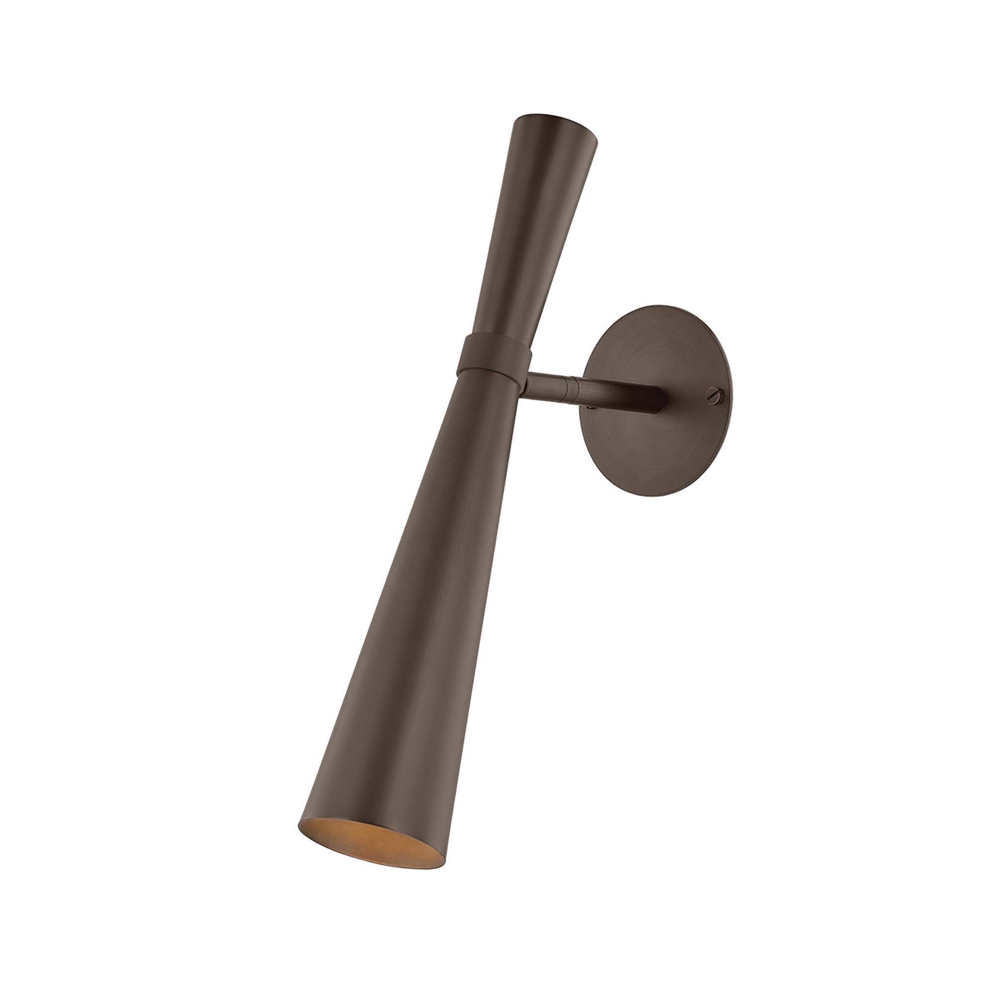 Dieter 1-Light Wall Sconce in Bronze 3.25W x 16.25H