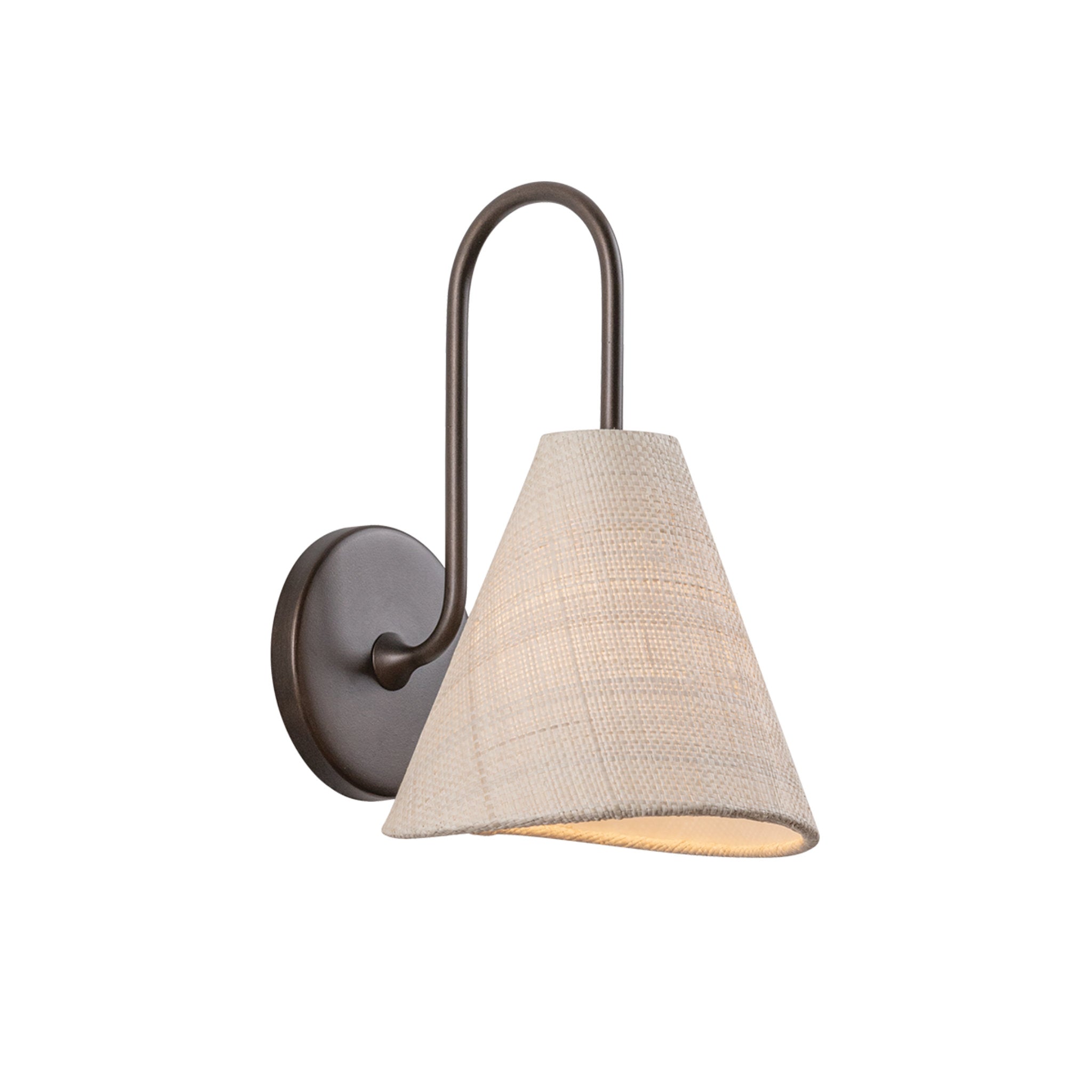 Candler 1-Light Wall Sconce in Bronze Leaf 8.75W x 11.5H