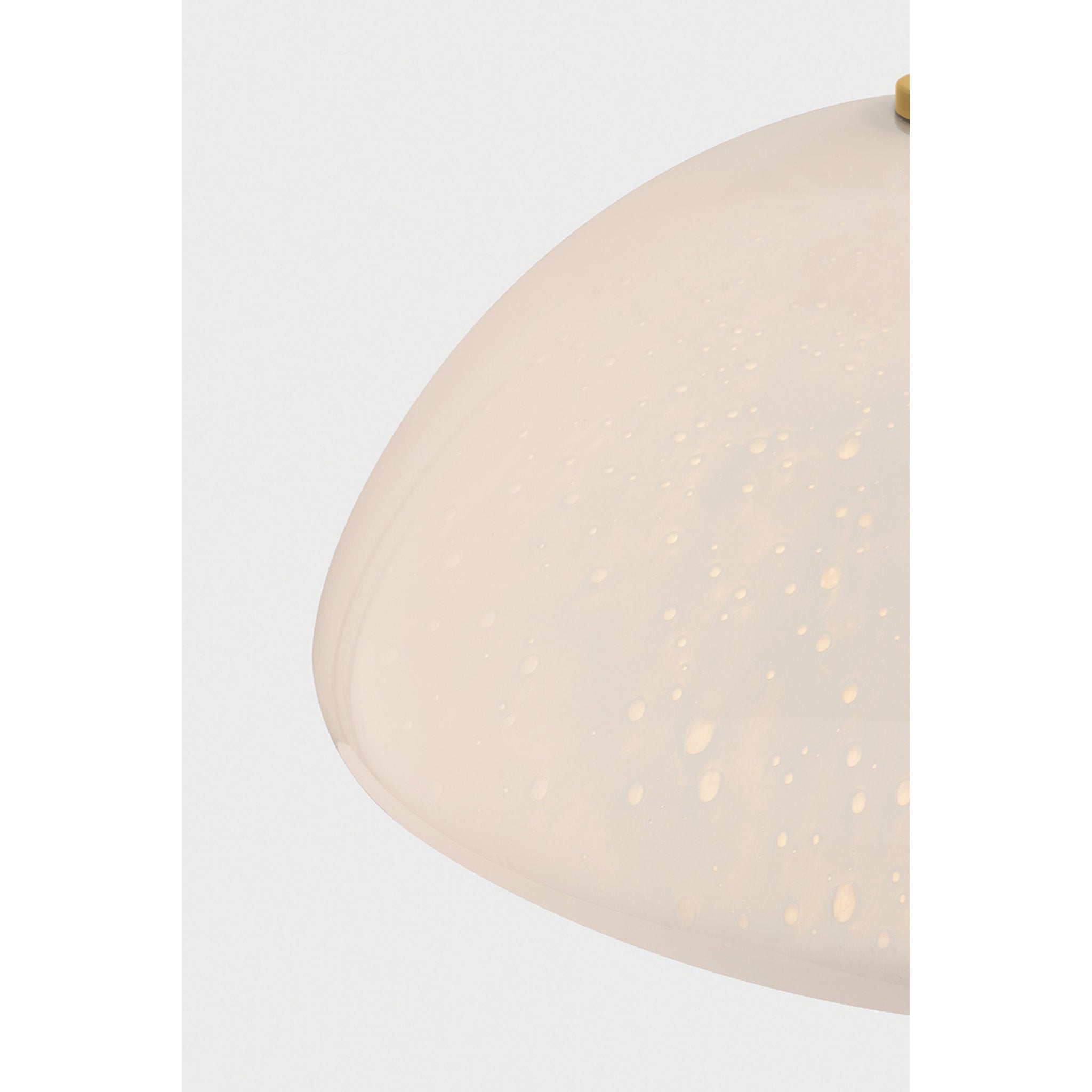 Baudette 1-Light Pendant in Aged Brass 18W x 13.5H