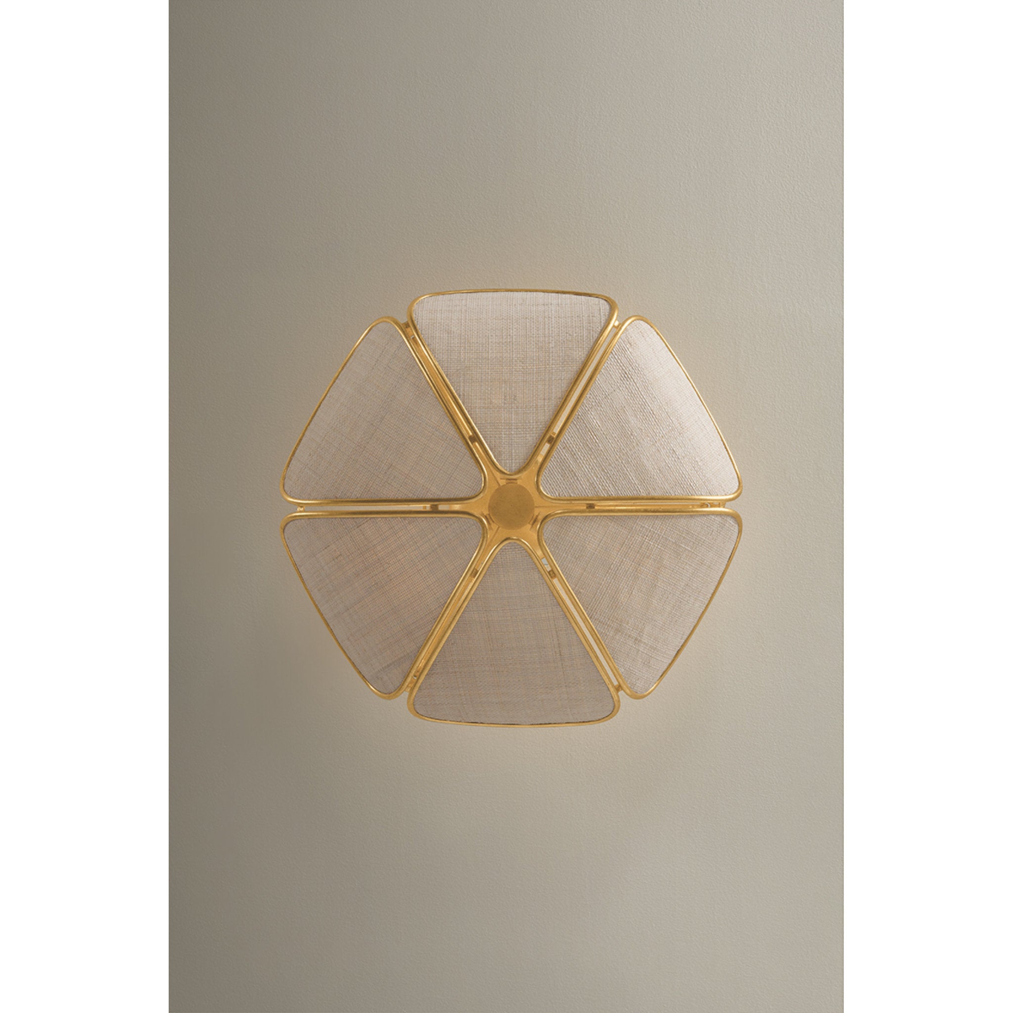 Bayville 3-Light Semi Flush in Vintage Gold Leaf 20W x 8.5H