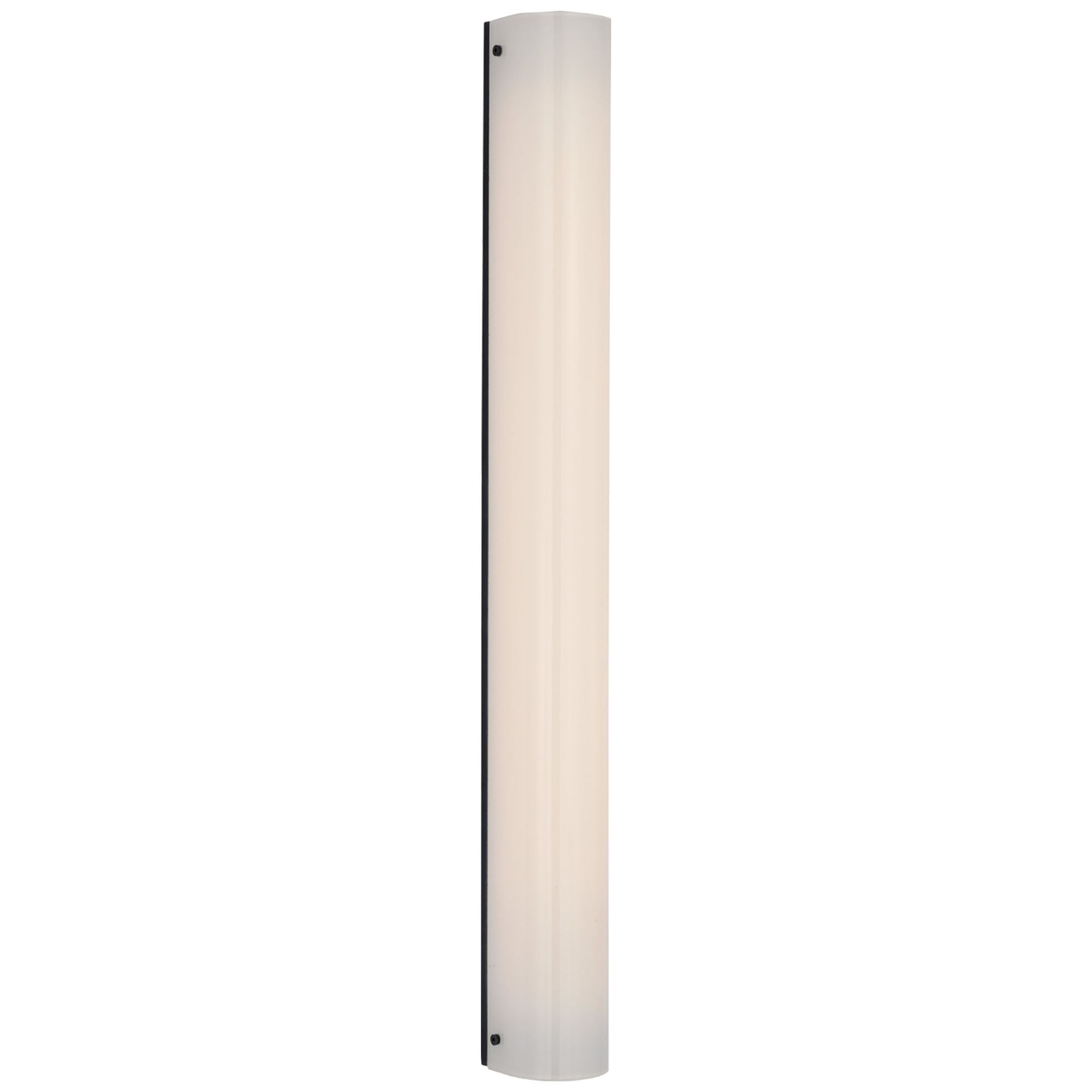 Barbara Barry Penhold 30" Bath Light in Bronze with White Glass Wall Light W3.25" x H30"