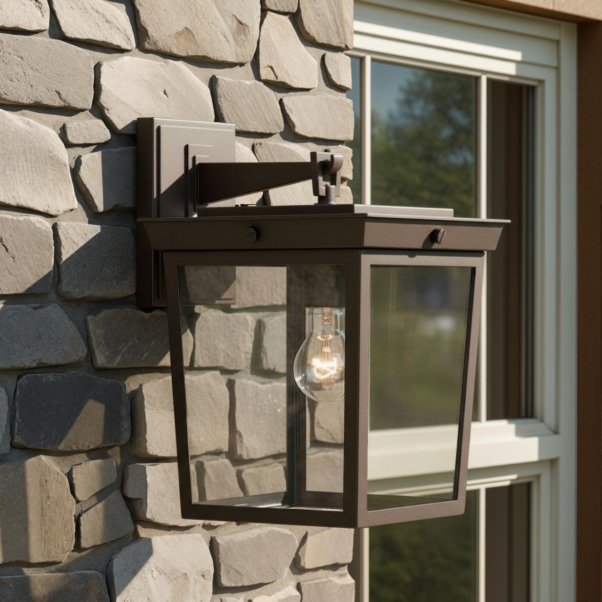 Belmont 9.5'' Twilight Bronze Outdoor Sconce Bronze 9.5"W x 14"H x 11.25"D