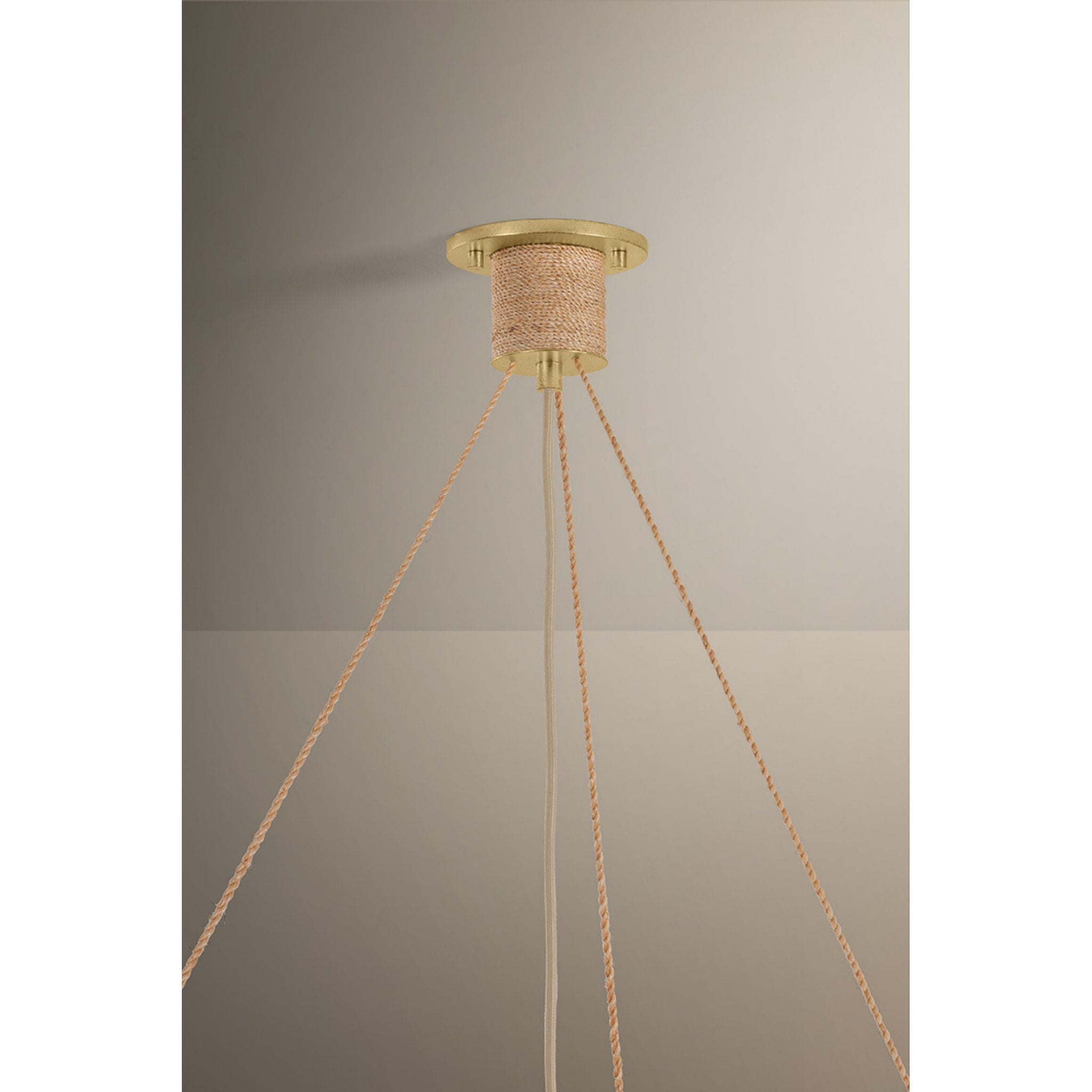 Ben 4-Light Pendant in Vintage Gold Leaf 31.5W x 25.75H