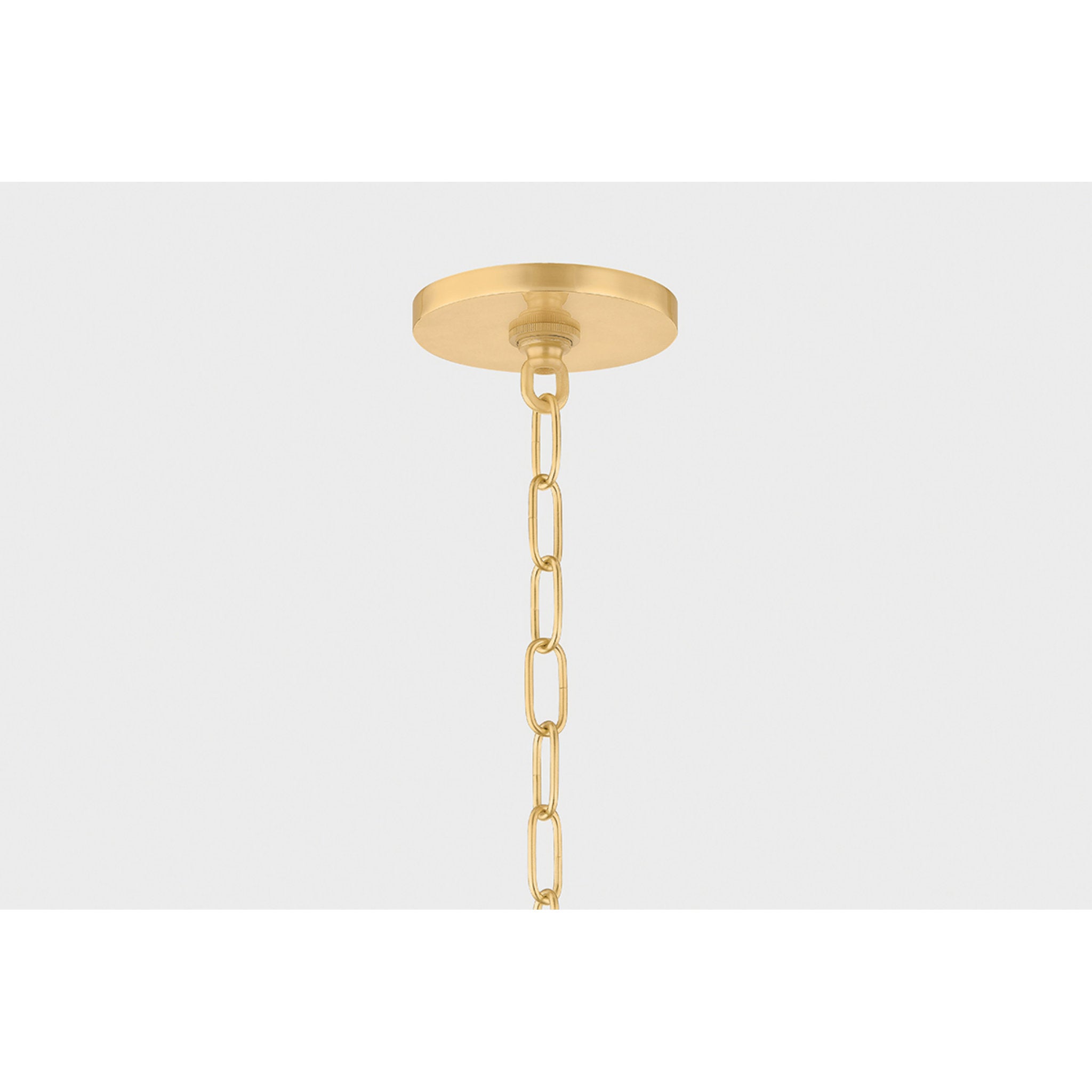 Benita 1-Light Pendant in Aged Brass 12W x 17H