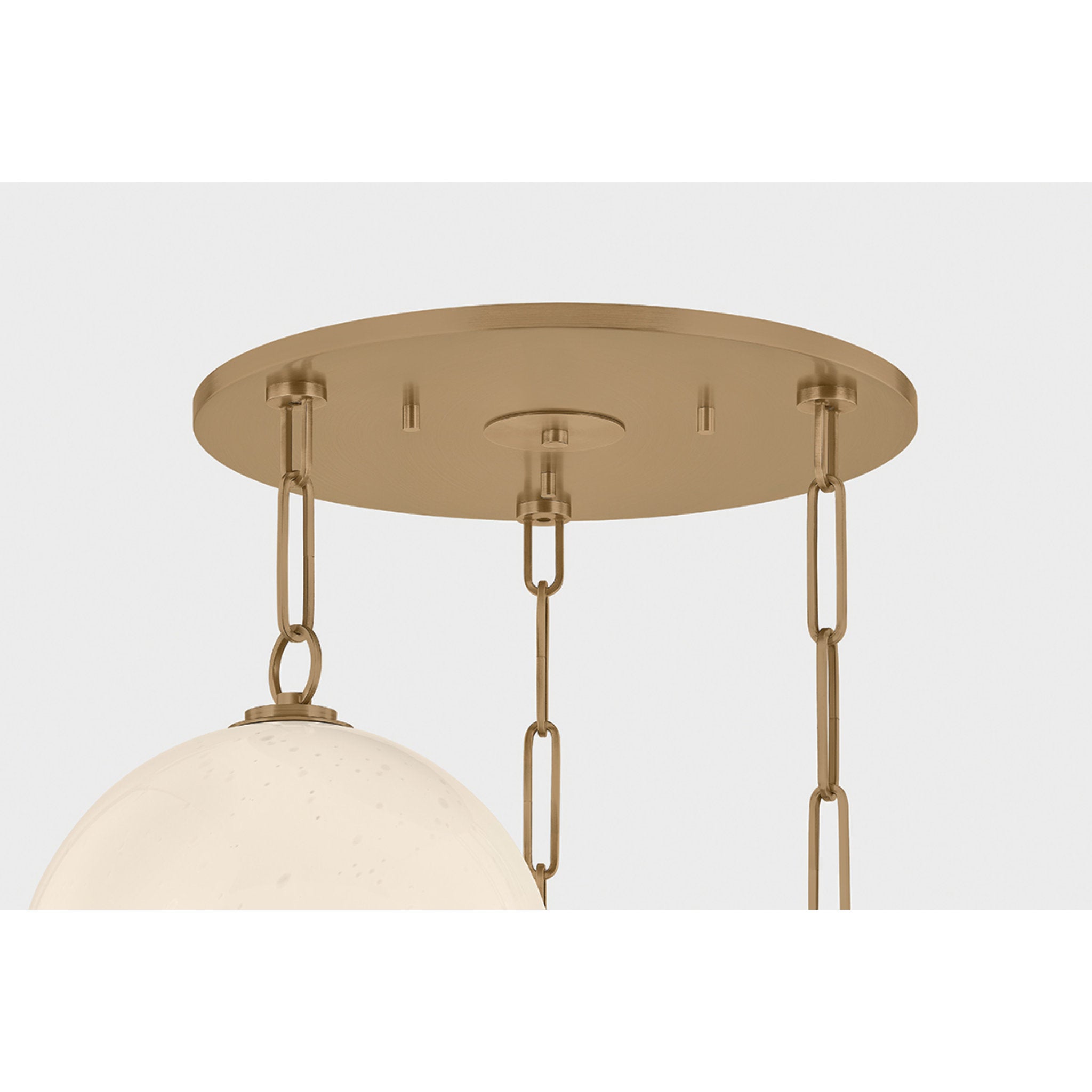 Bramble 3-Light Chandelier in Patina Brass 26W x 14.25H