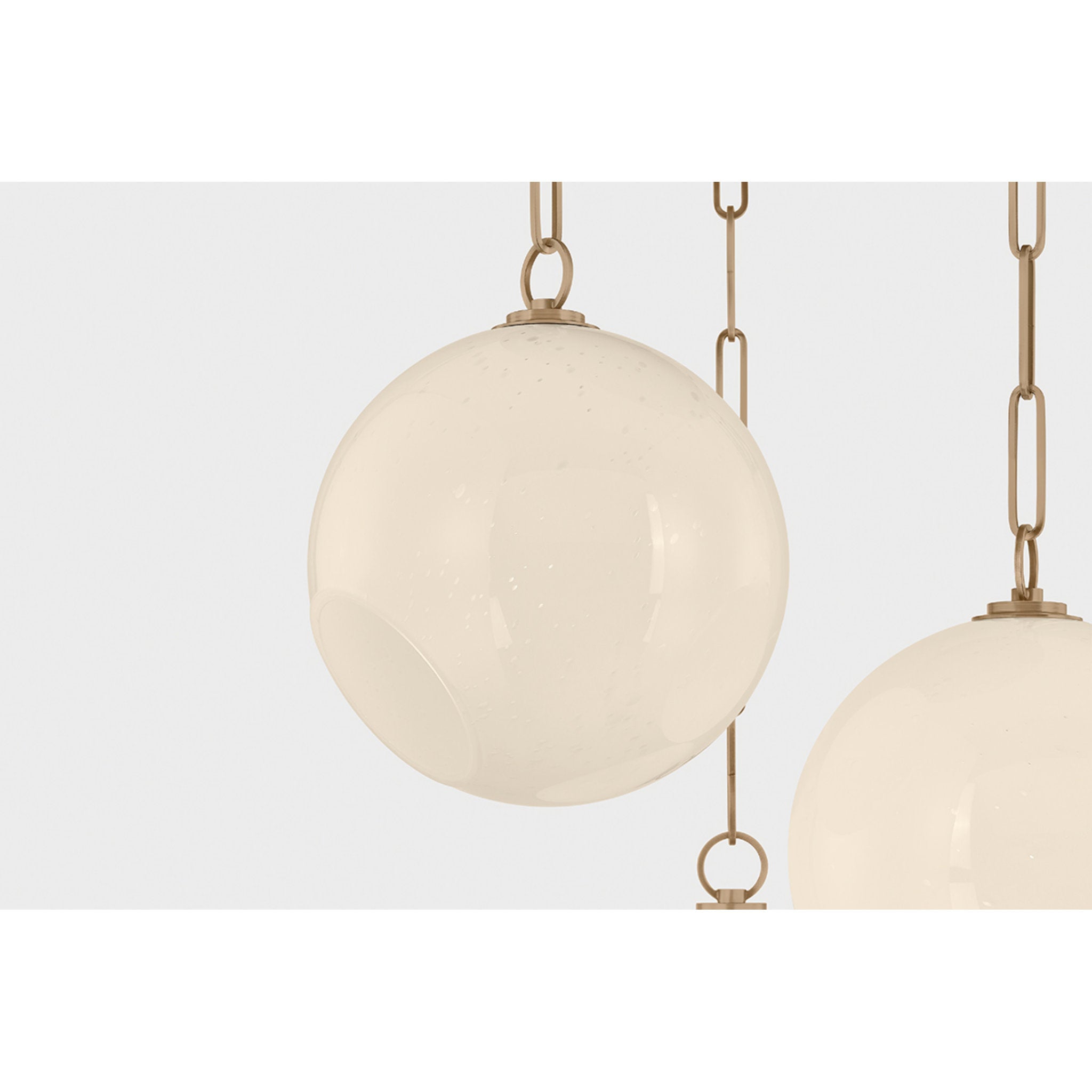 Bramble 3-Light Chandelier in Patina Brass 26W x 14.25H