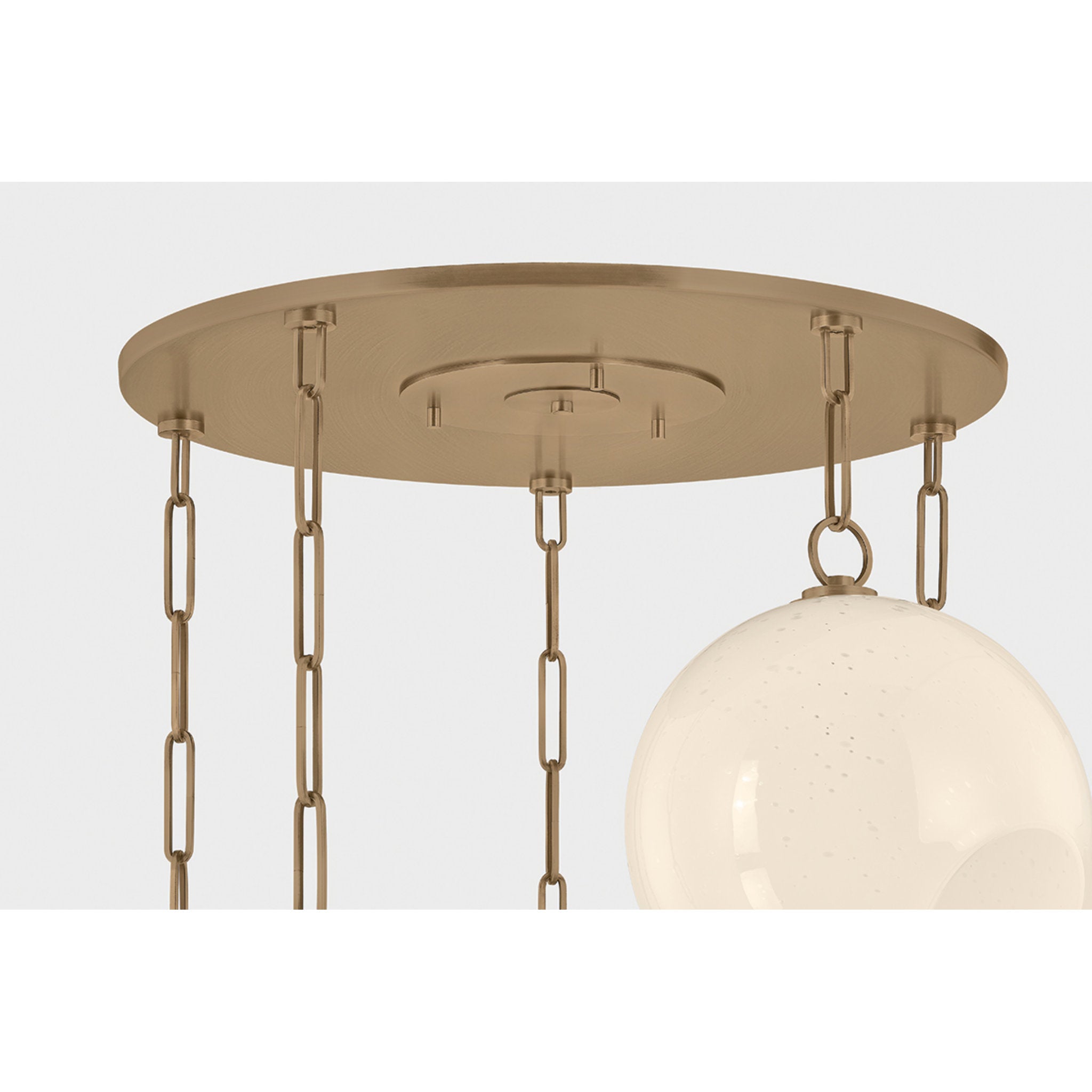 Bramble 5-Light Chandelier in Patina Brass 35.5W x 14.25H