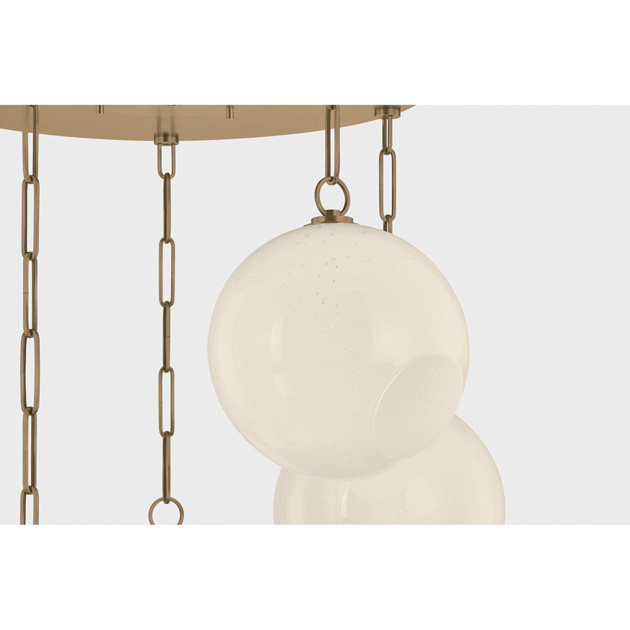 Bramble 5-Light Chandelier in Patina Brass 35.5W x 14.25H