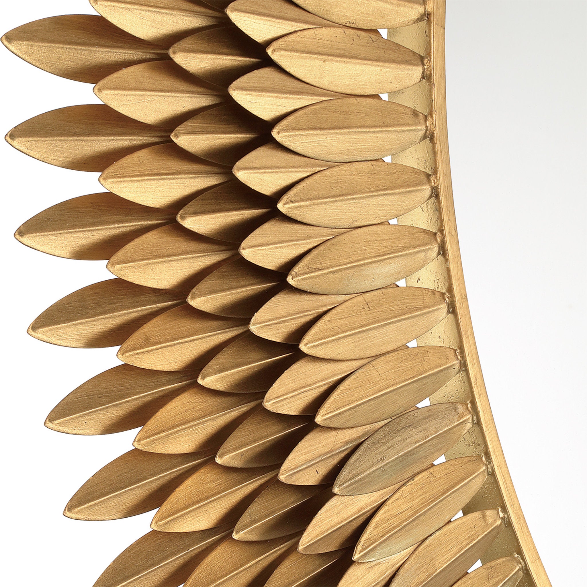 Broche 46.75'' Antique Gold Mirror Gold 46.75"W x 46.75"H x 1.75"D