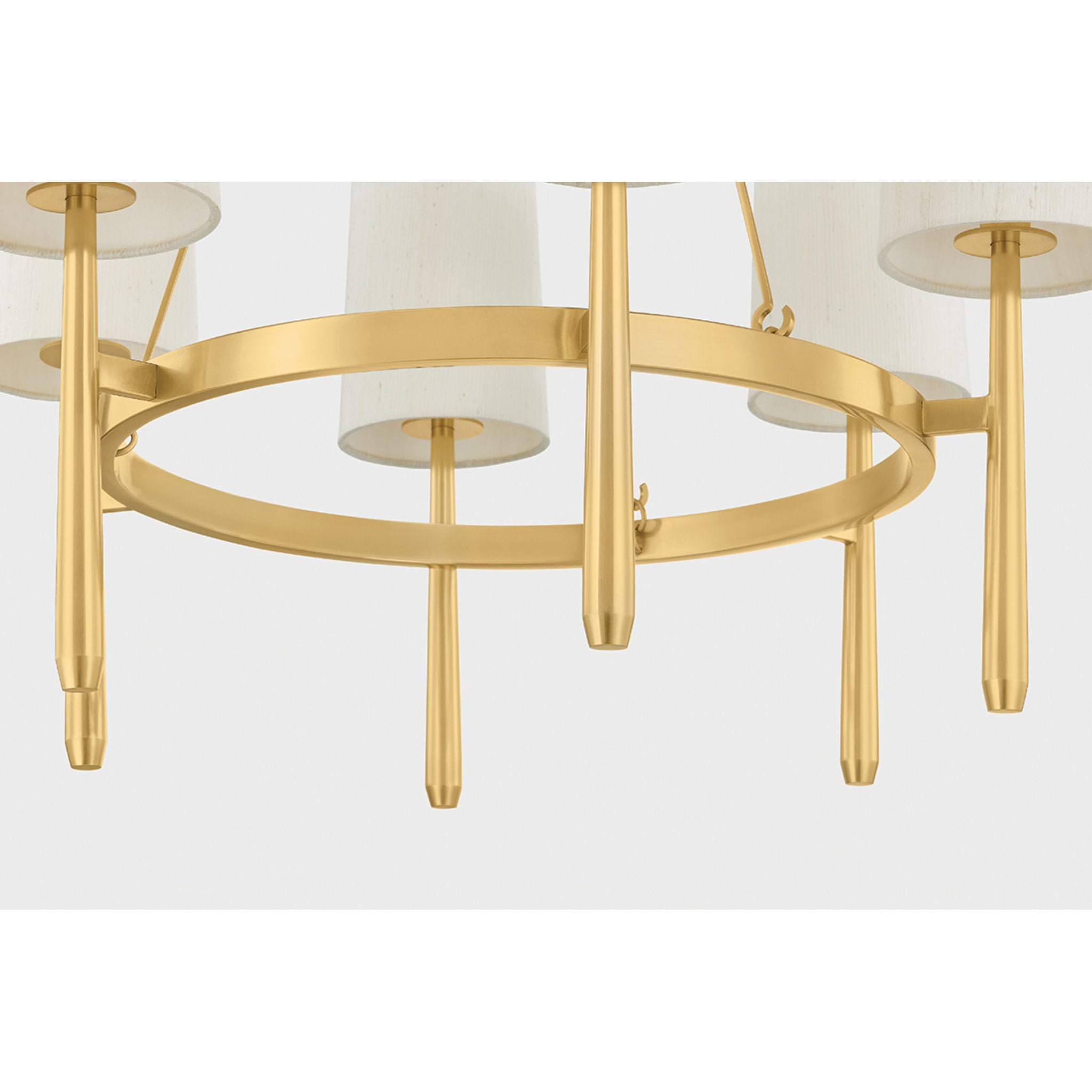Bridgeton 6-Light Chandelier in Aged Brass 30W x 18.25H