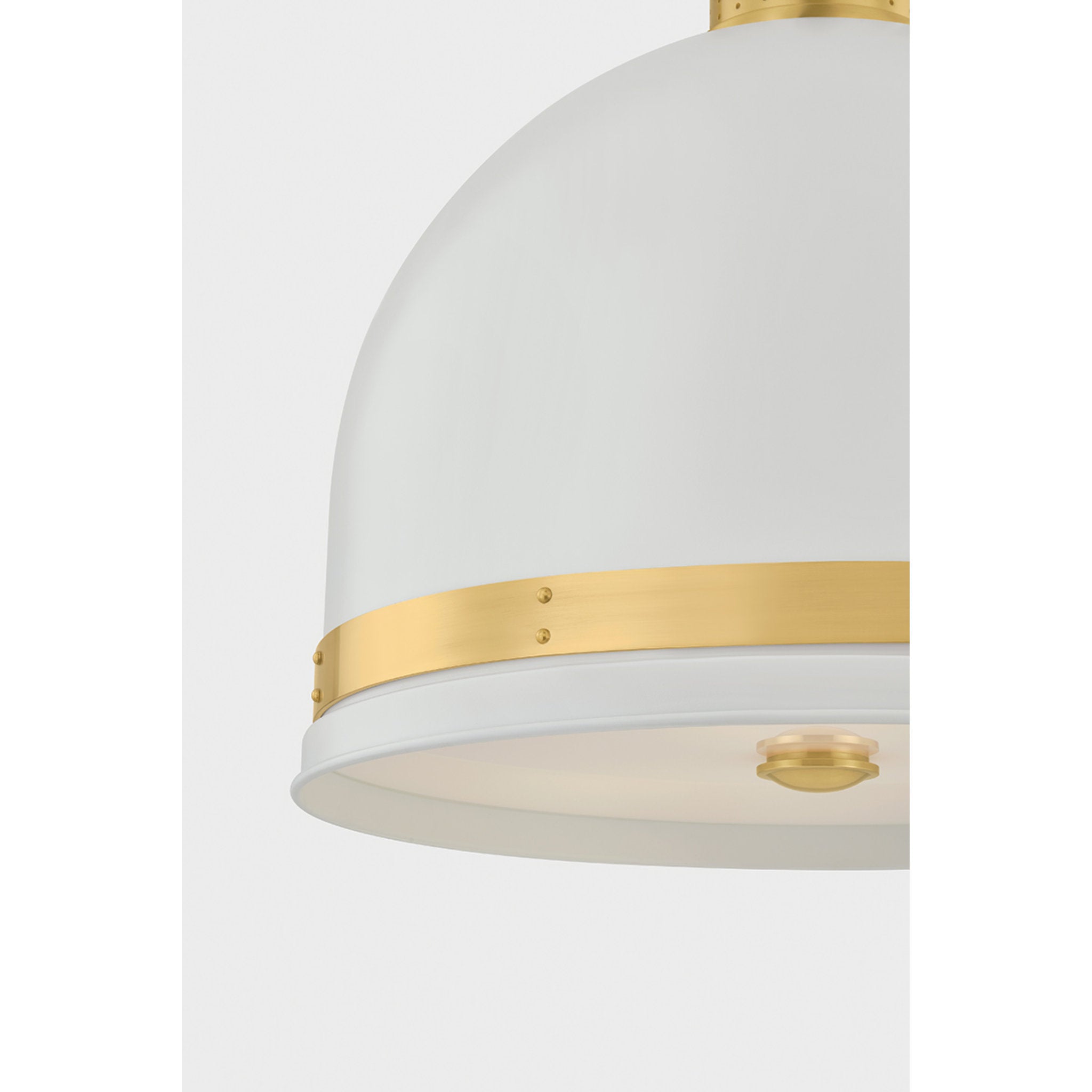 Briscoe 3-Light Pendant in Aged Brass 20.25W x 22H