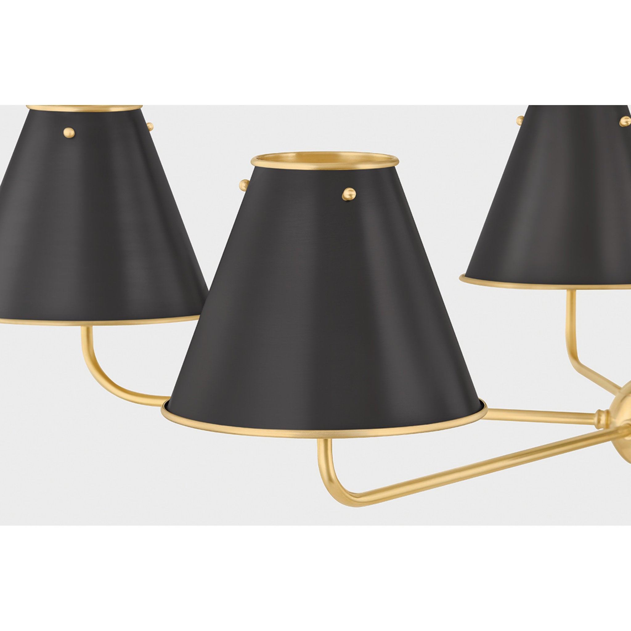 Burghley 5-Light Chandelier in Aged Brass by Mark D. Sikes 43W x 18.25H (Distressed Bronze)