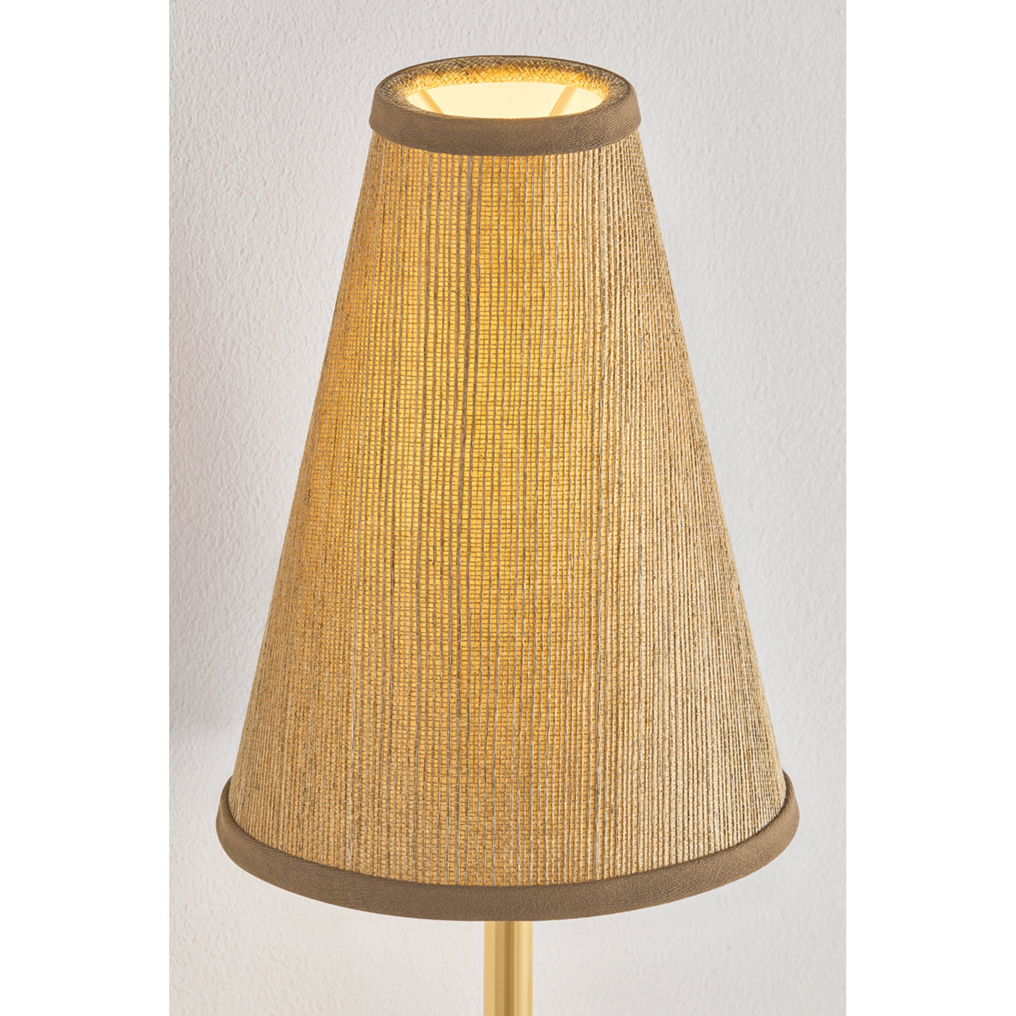 Buskirk 1-Light Wall Sconce in Aged Brass 5.5W x 17H