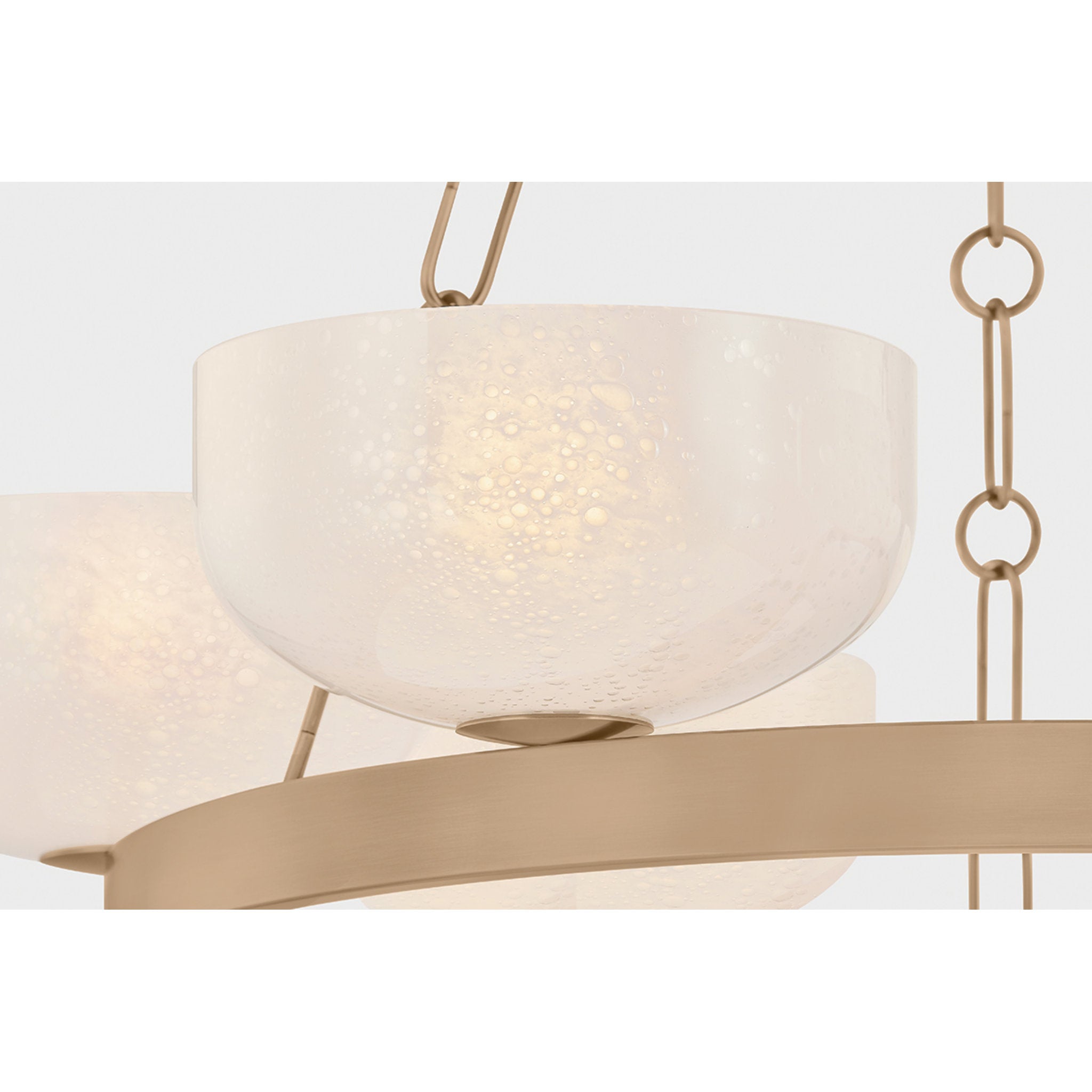 Caelum 6-Light Chandelier in Patina Brass 32.25W x 6H