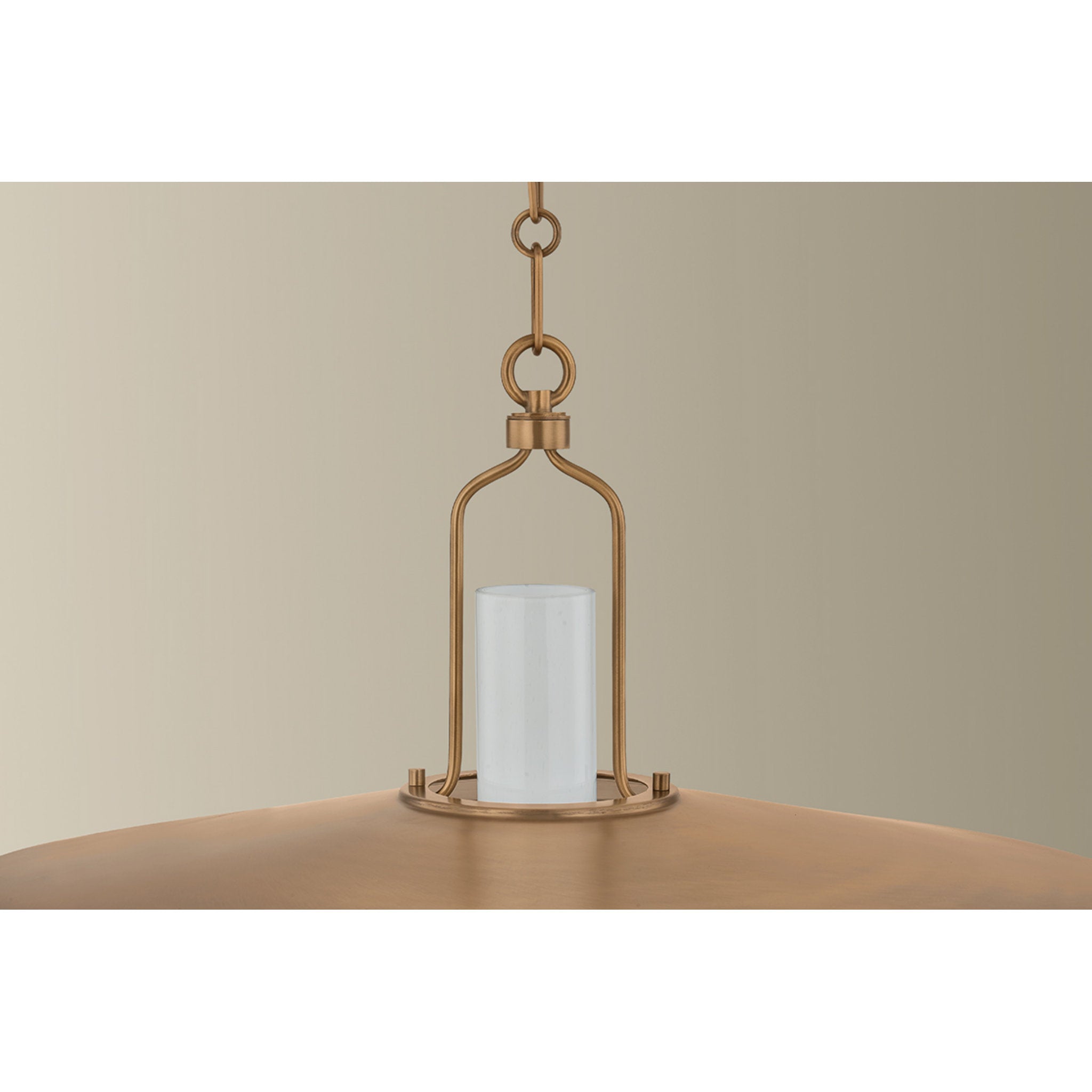 Cahill 1-Light Lantern in Patina Brass 30W x 23H
